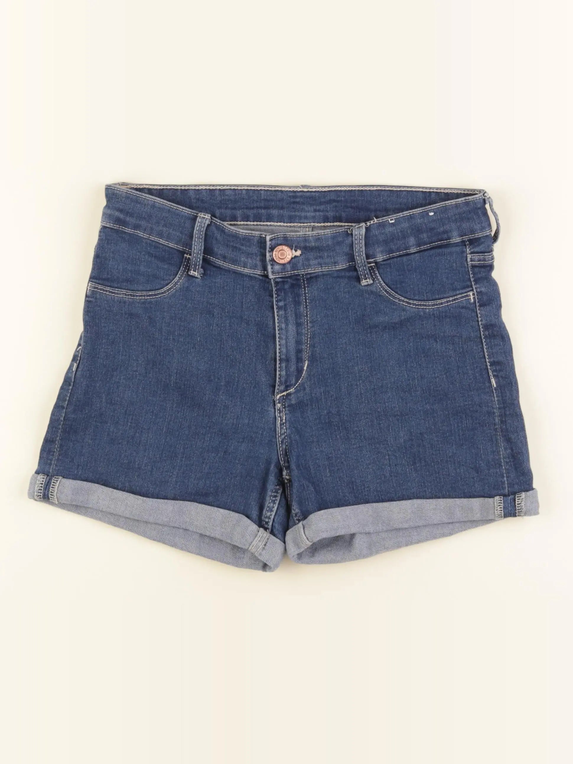 H&M - short bleu - 12/13 ans