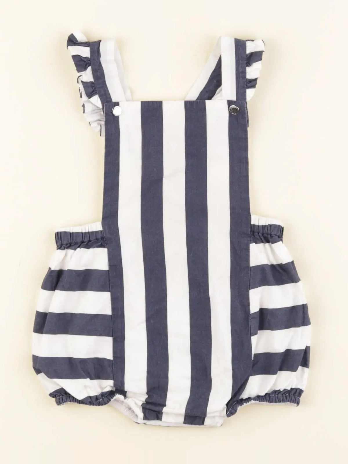 Jacadi - combinaison blanc, bleu - 12 mois