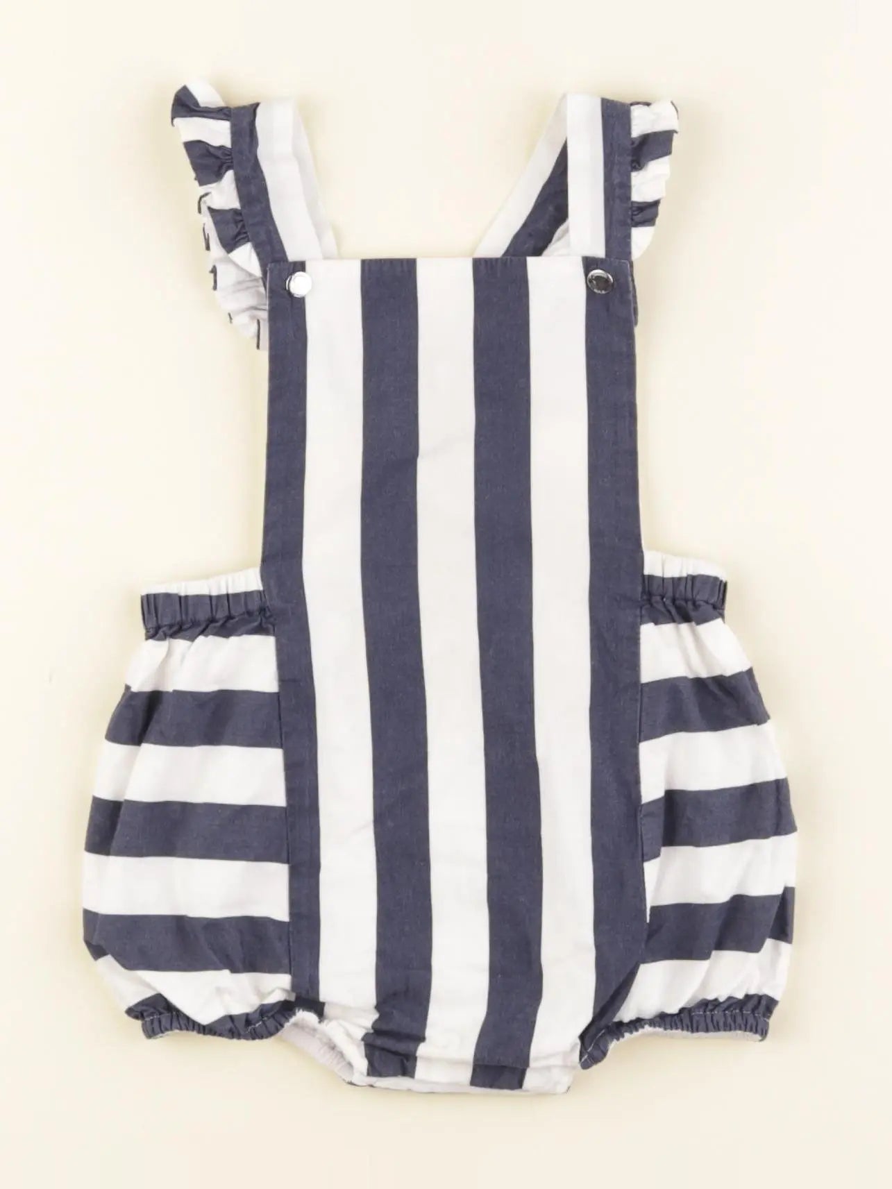 Jacadi - combinaison blanc, bleu - 12 mois