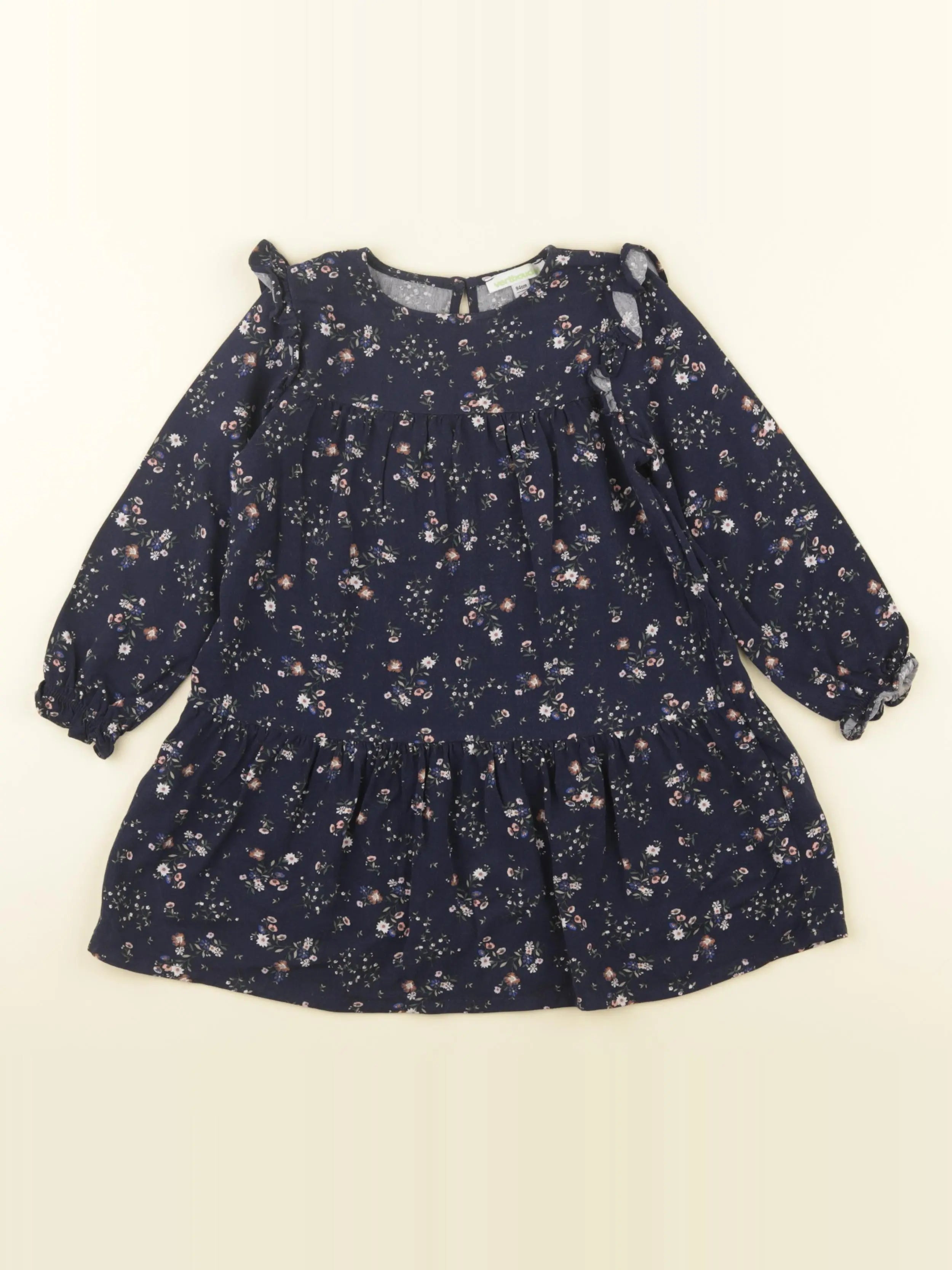 Vertbaudet - robe bleu - 36 mois