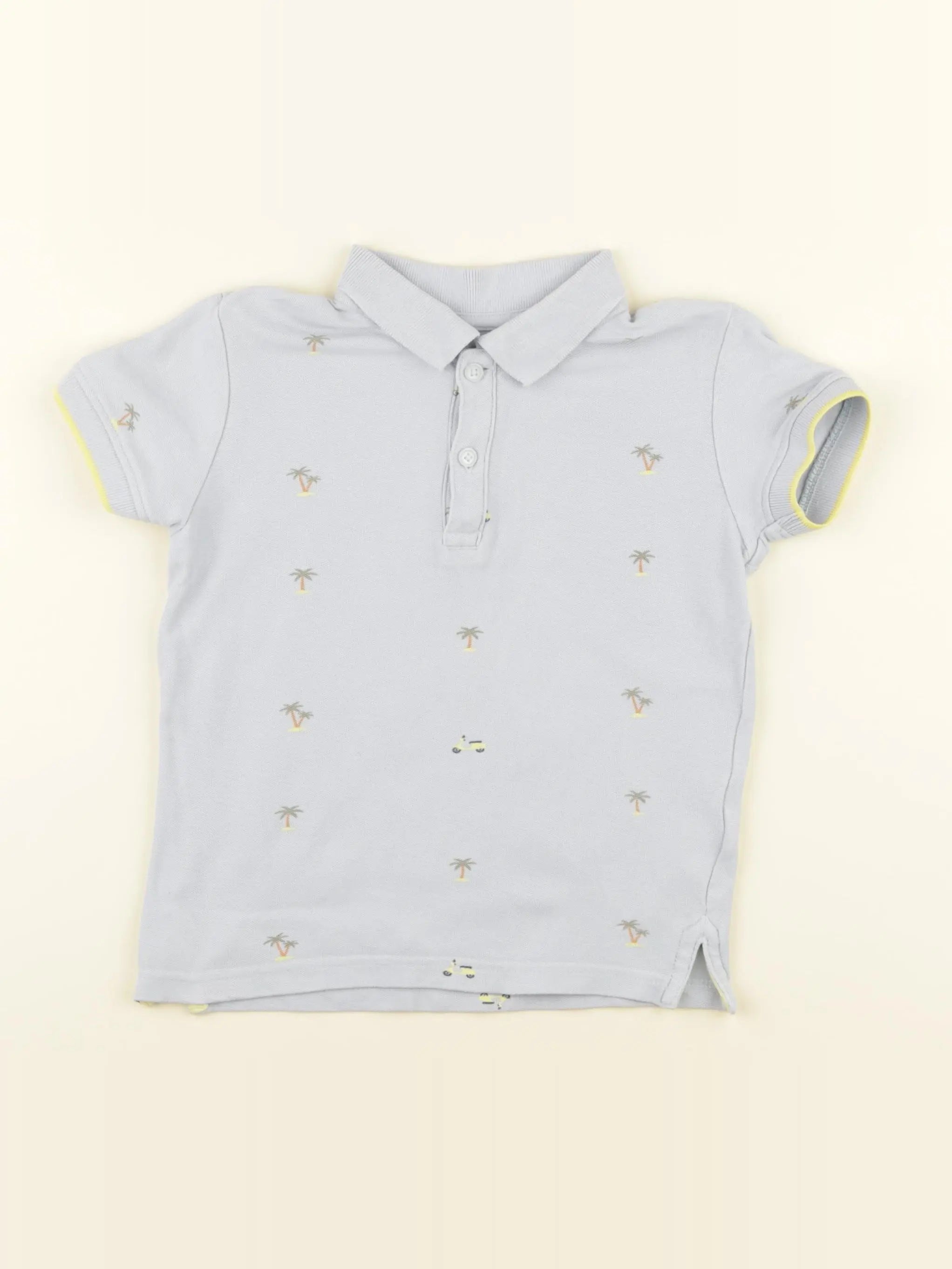 Vertbaudet - polo bleu - 5 ans