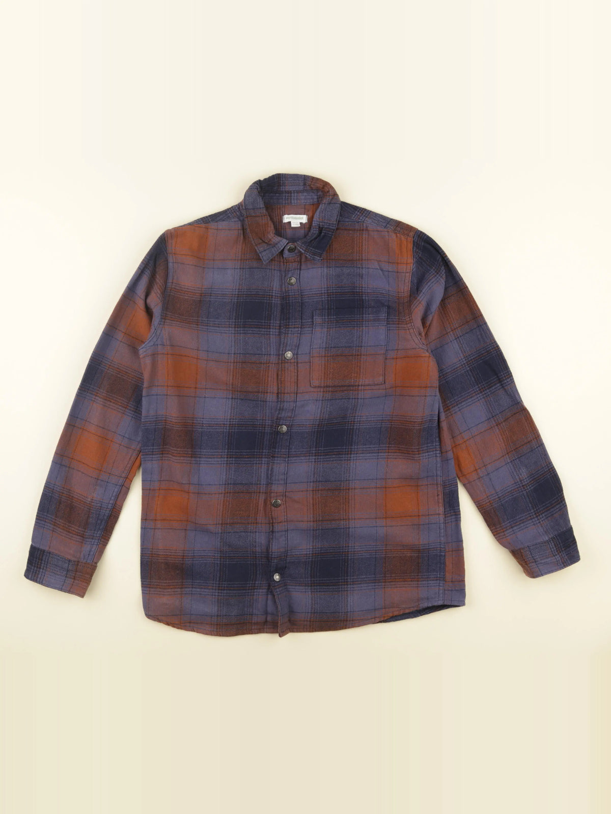 Vertbaudet - chemise bleu, marron - 14 ans