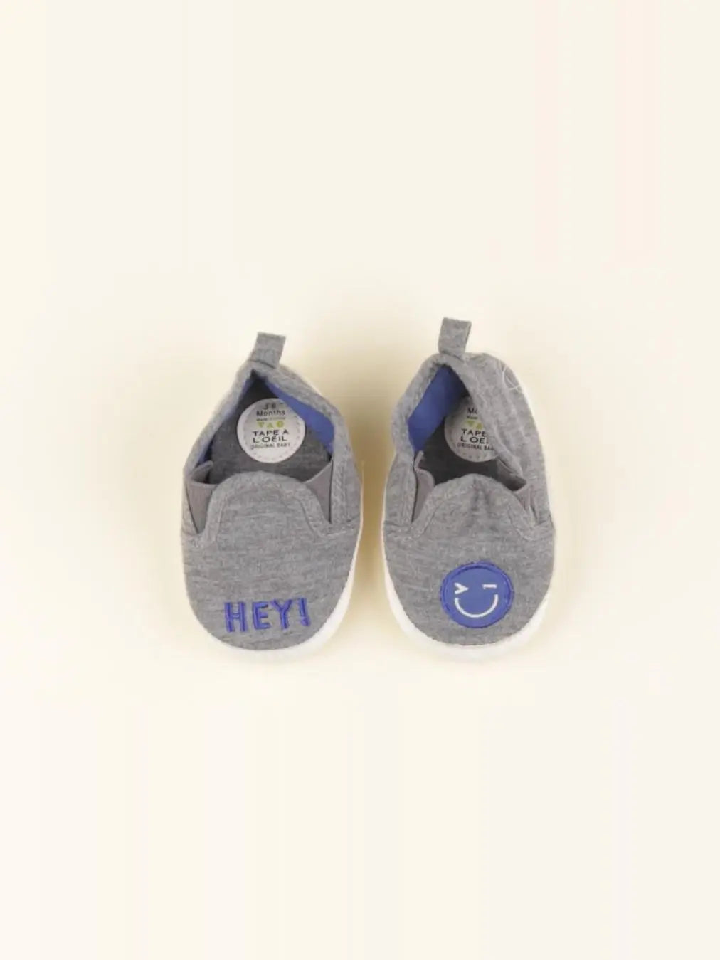 Tape à l'oeil - chaussons gris - pointure 17