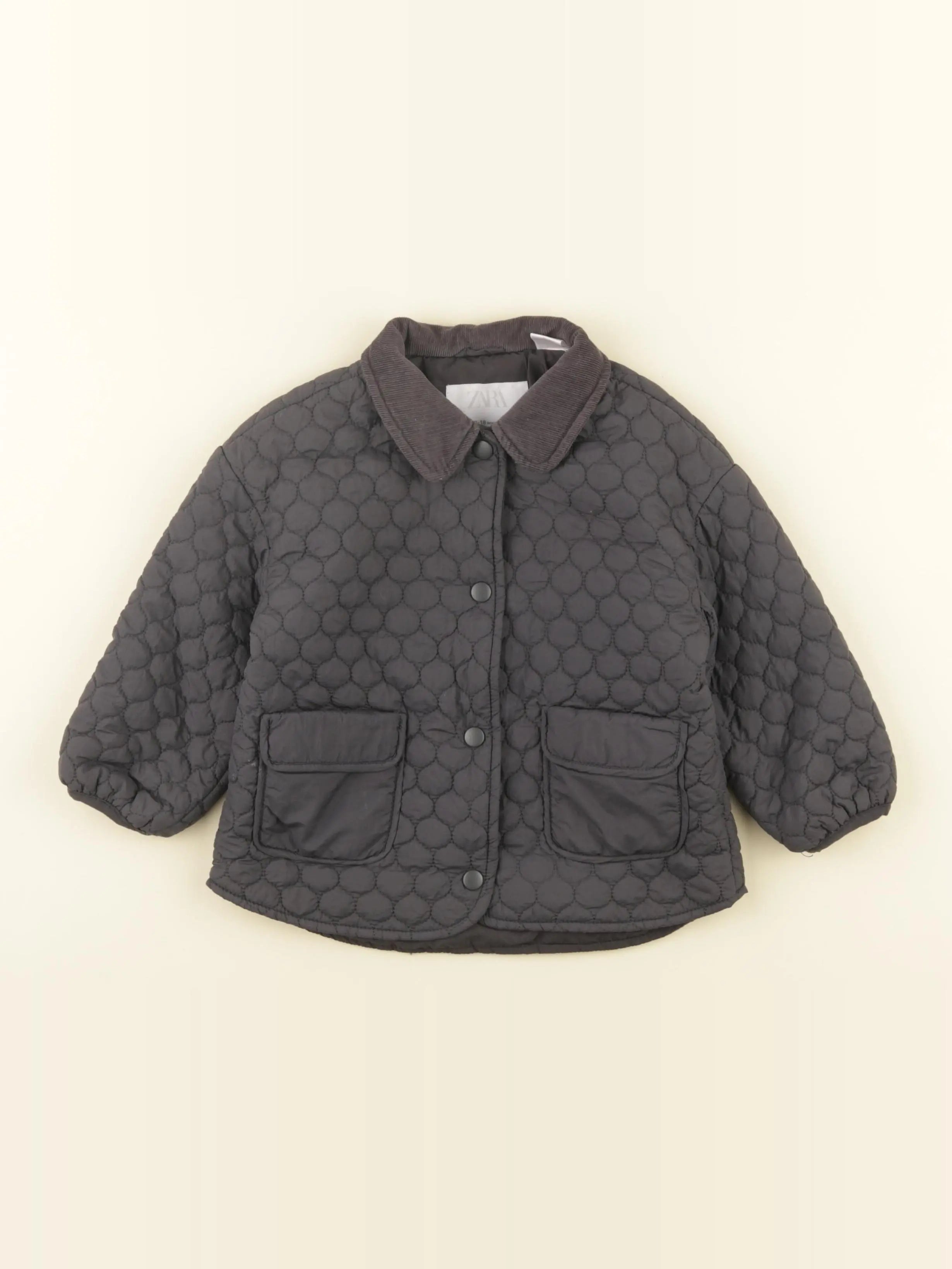 Zara - veste gris - 12/18 mois