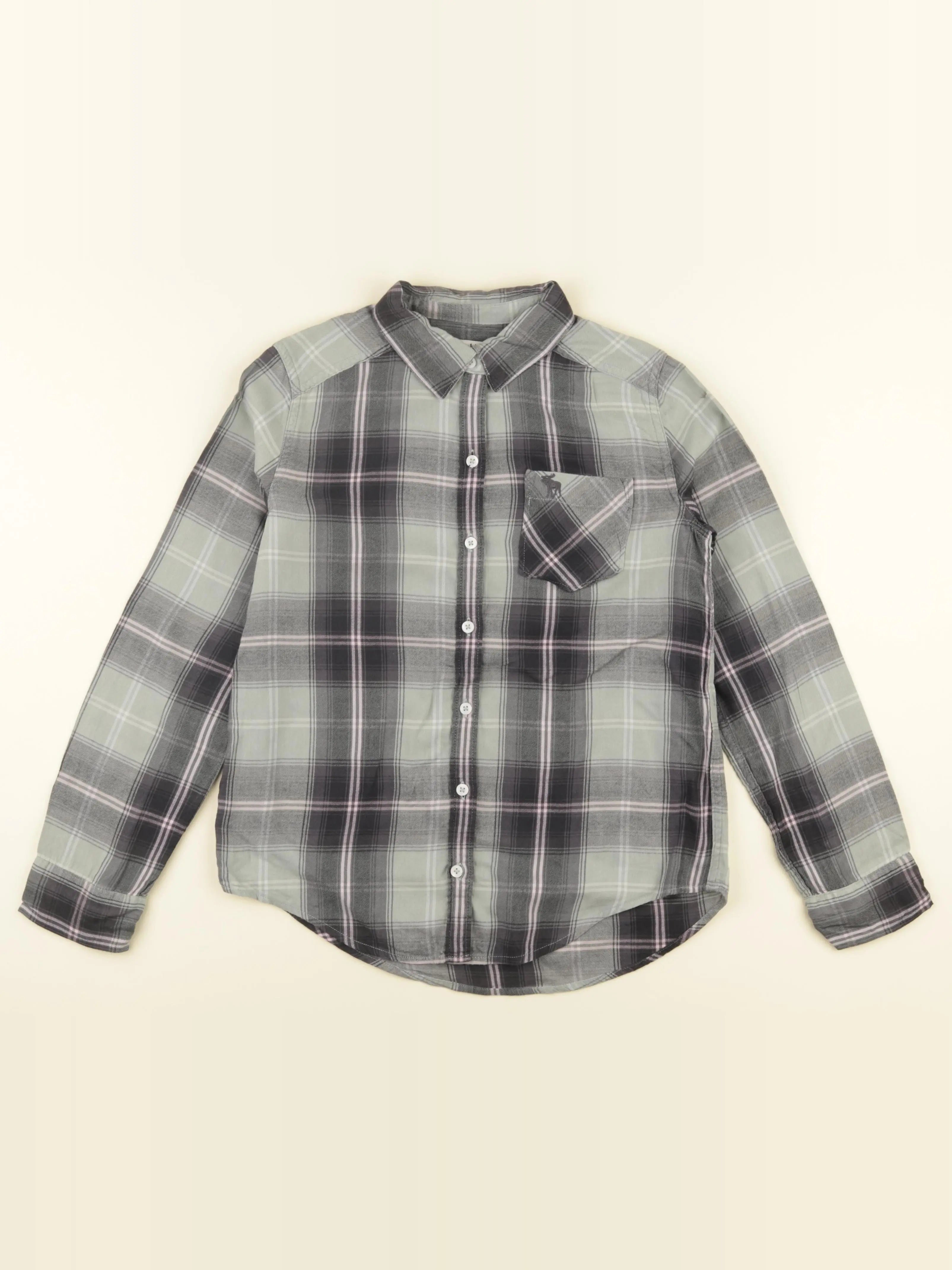 Abercrombie - chemise vert - 9/10 ans