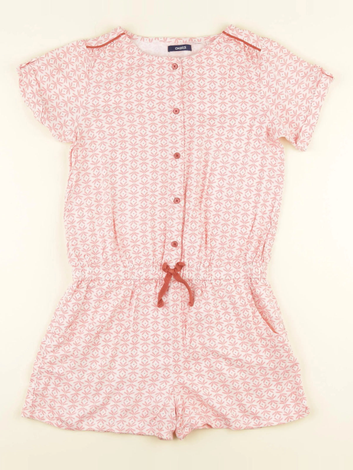 Okaidi - combinaison rose - 10 ans