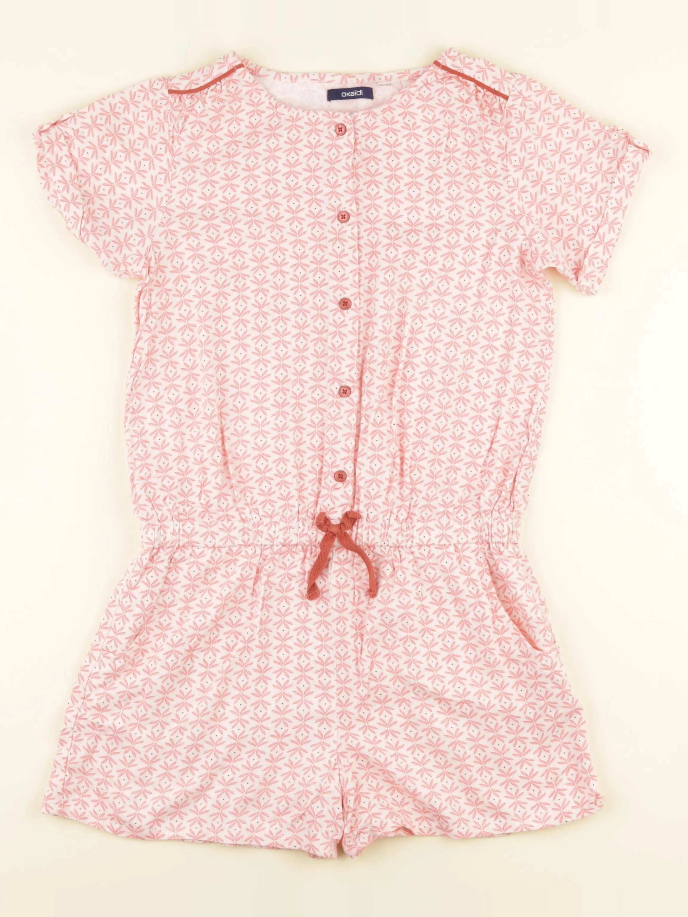 Okaidi - combinaison rose - 10 ans