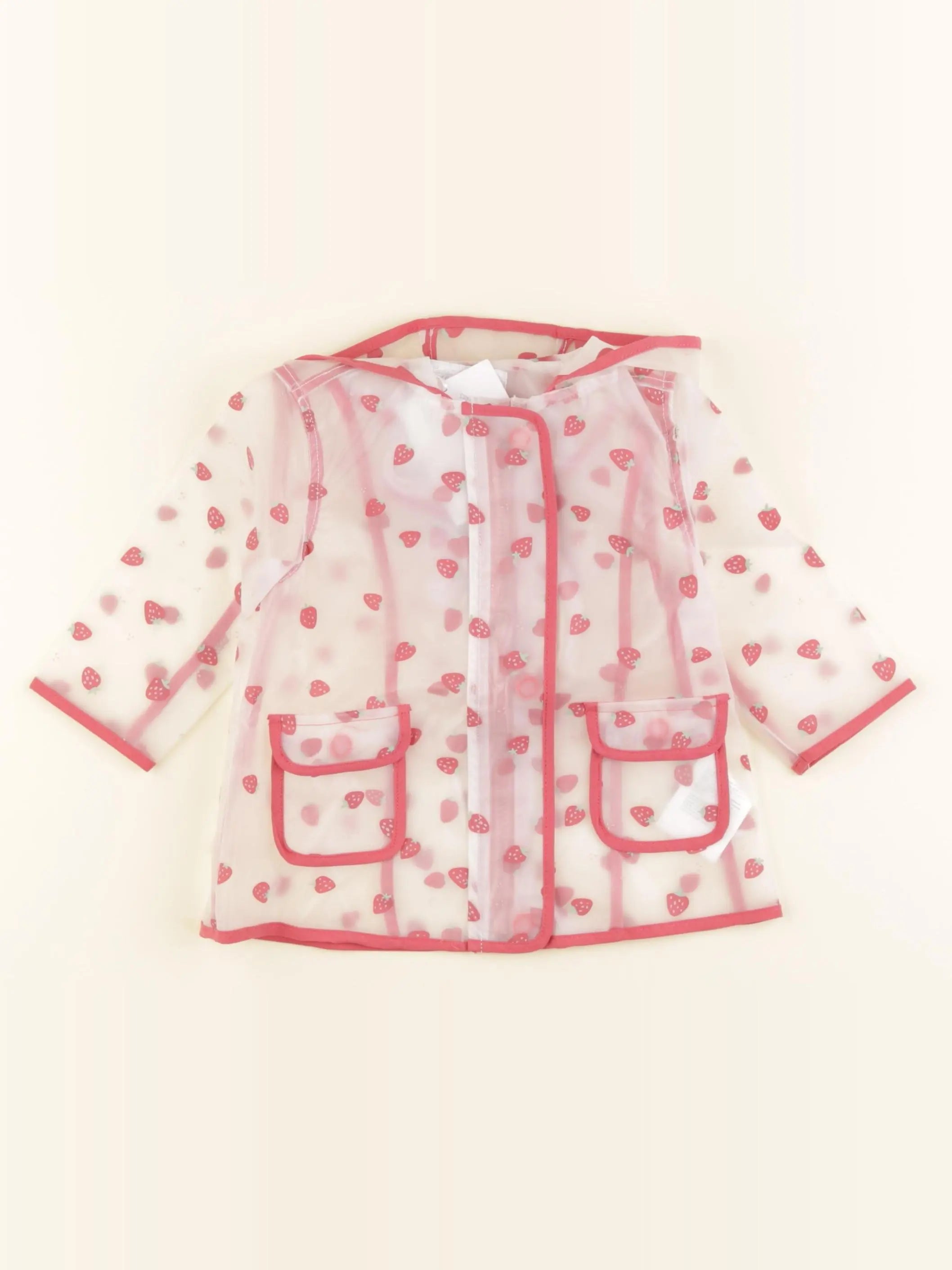 Cadet Rousselle - imperméable rouge - 6 mois