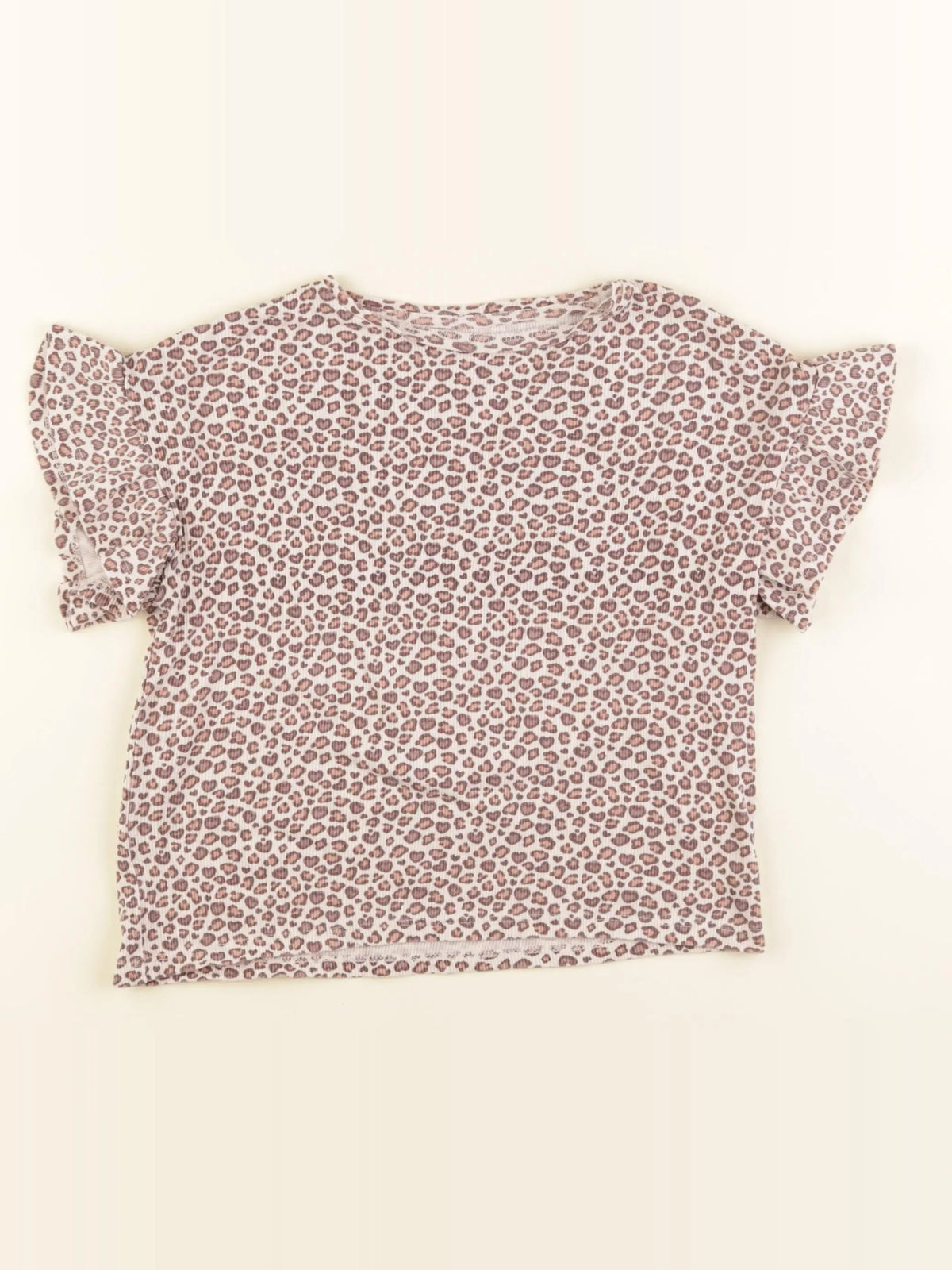 Vertbaudet - tee-shirt beige - 6 ans
