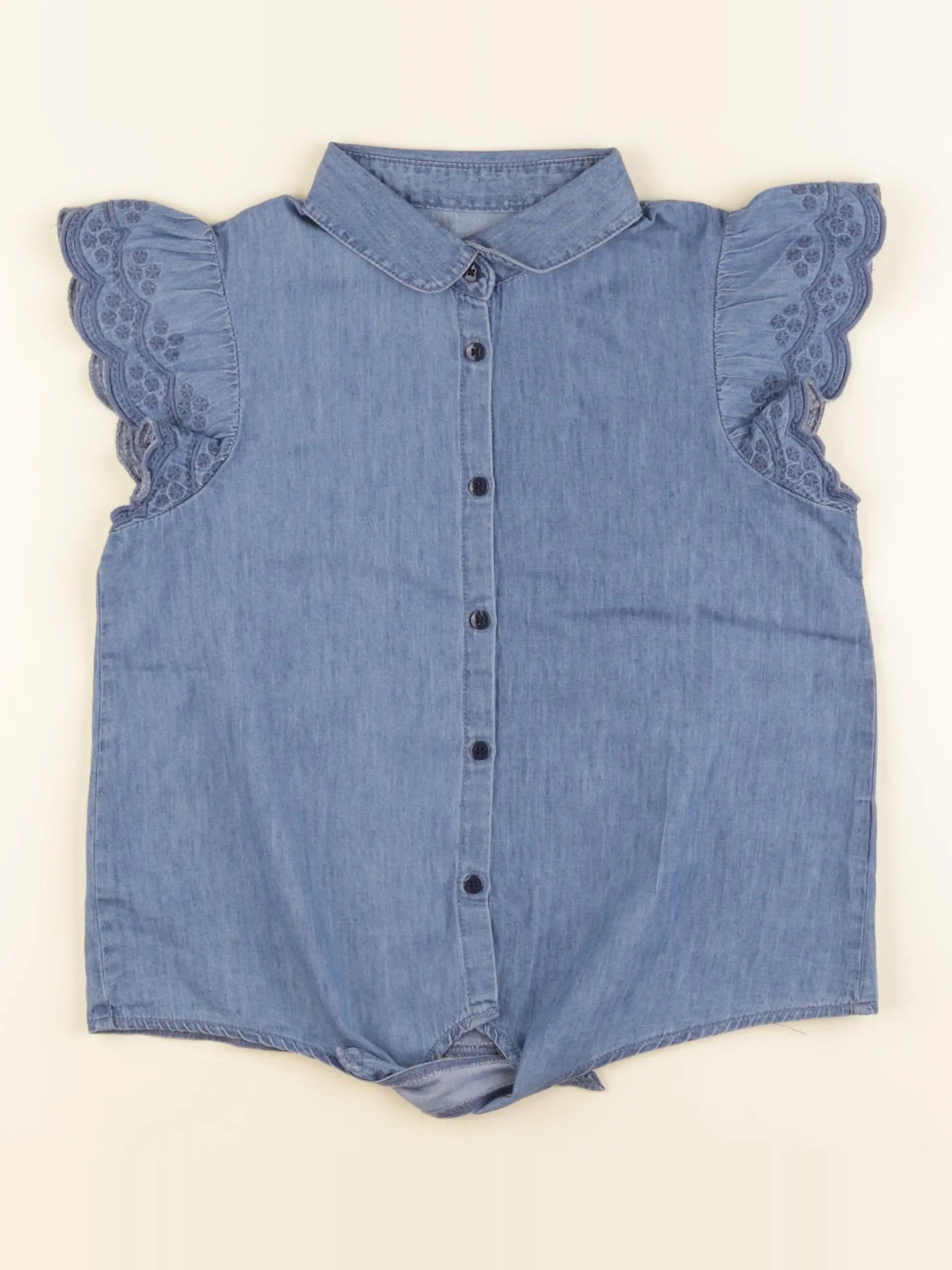 Vertbaudet - chemise bleu - 9 ans