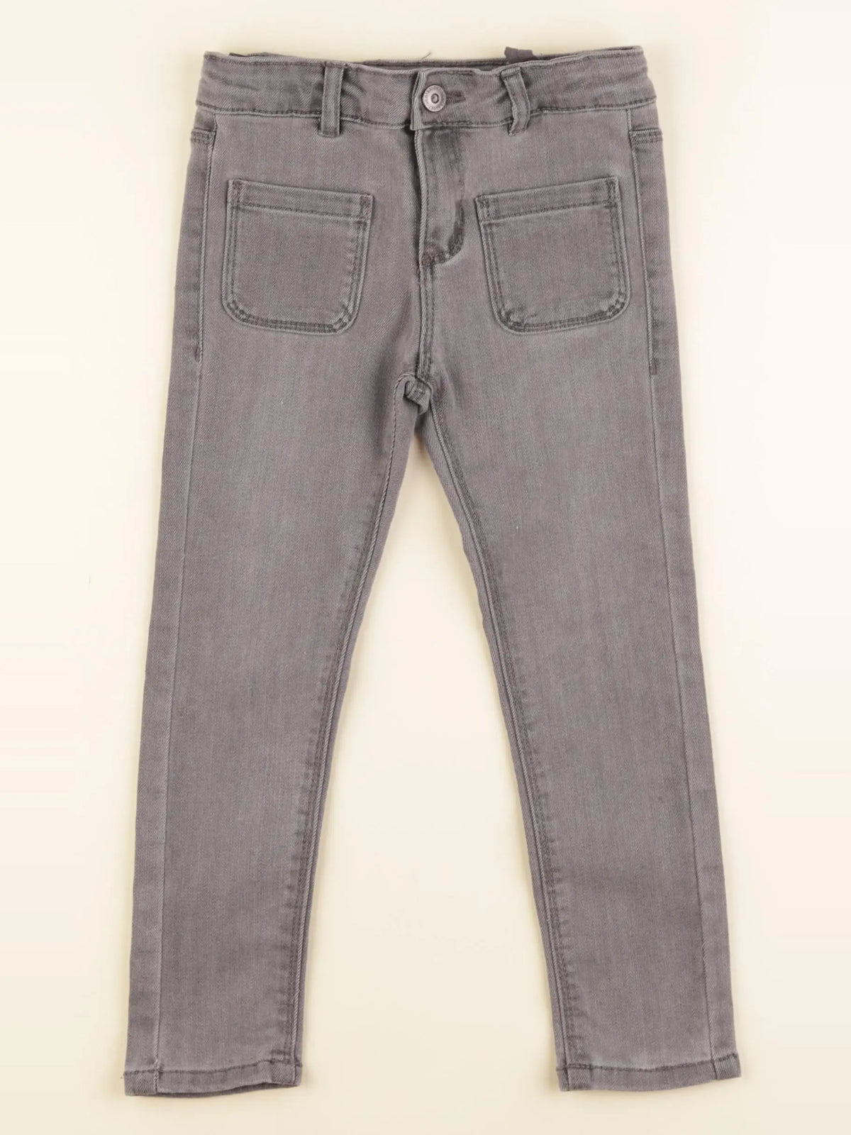 Vertbaudet - pantalon gris - 4 ans