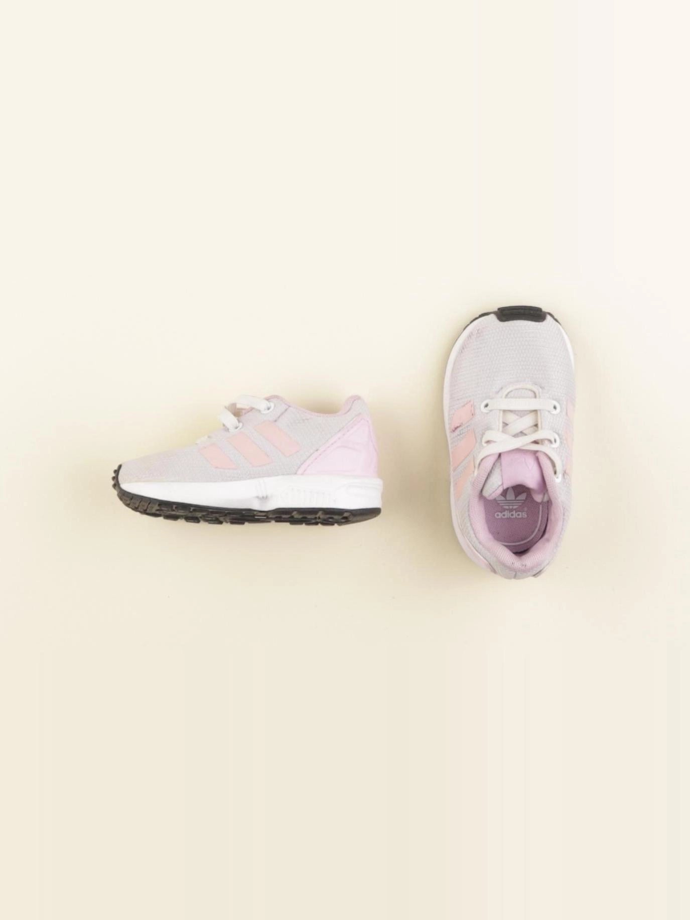 Adidas - baskets gris, violet - pointure 19