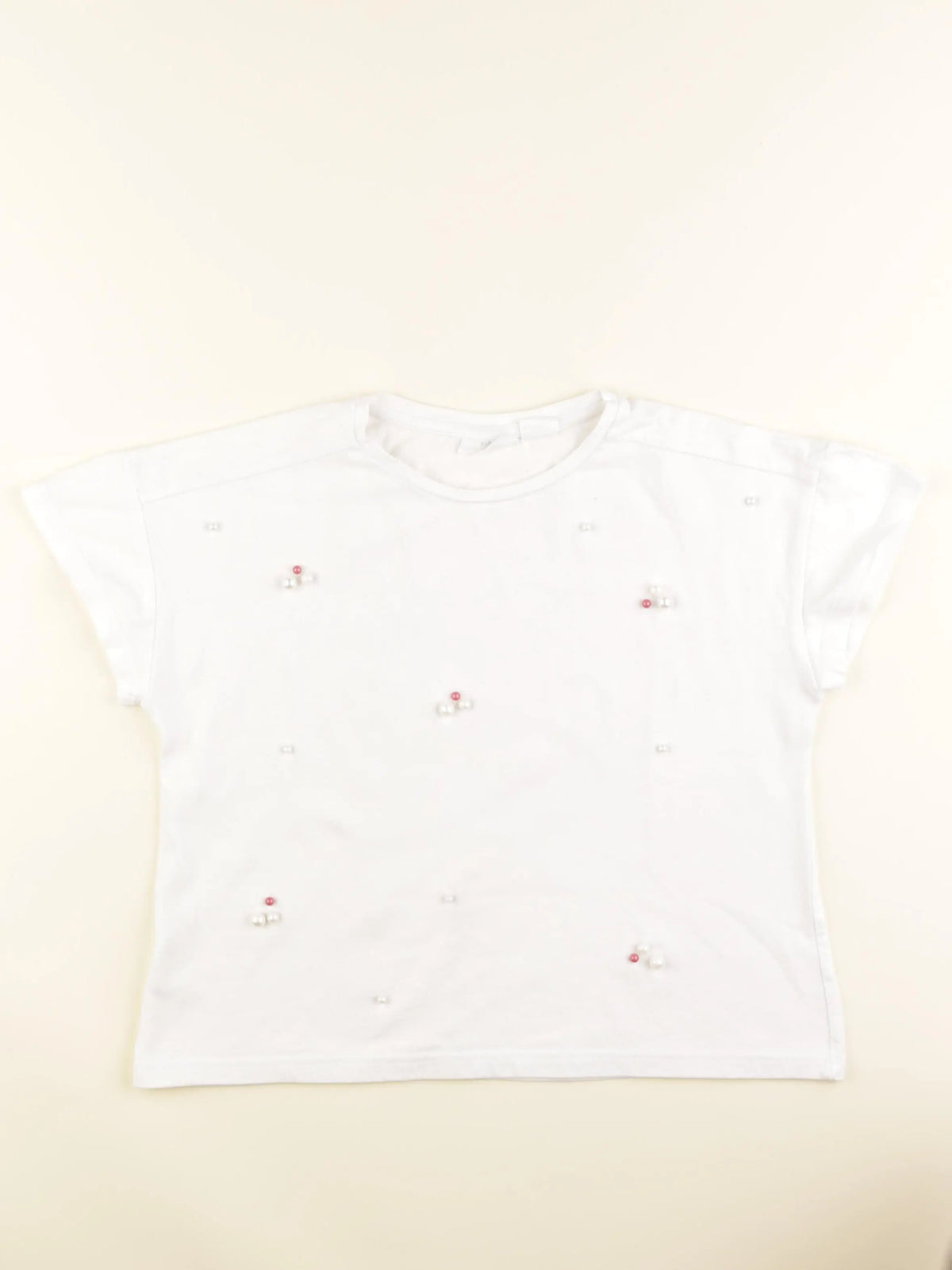 Mango - tee-shirt blanc - 10/12 ans