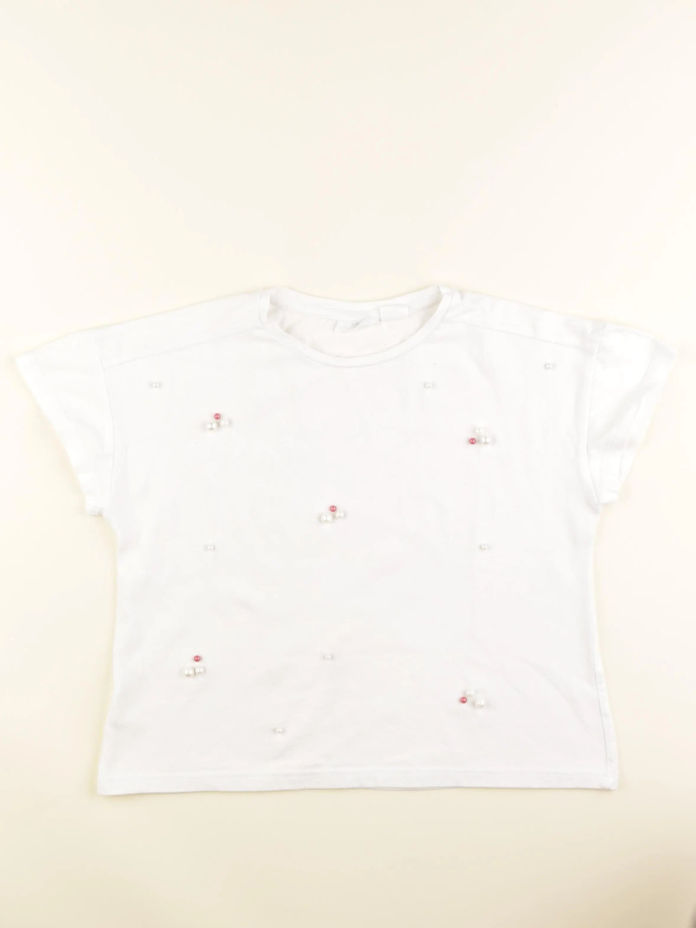 Mango - tee-shirt blanc - 10/12 ans