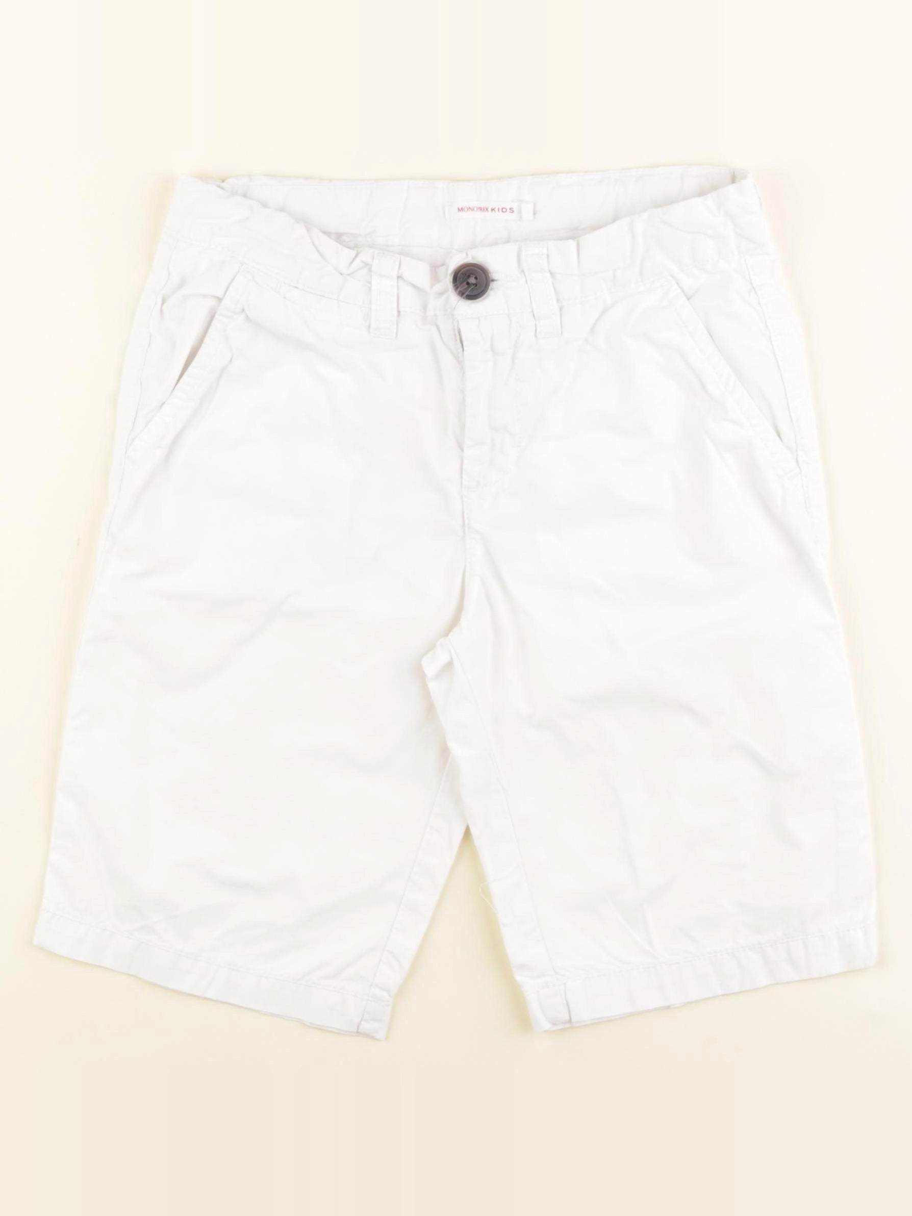 Monoprix - short blanc - 10 ans