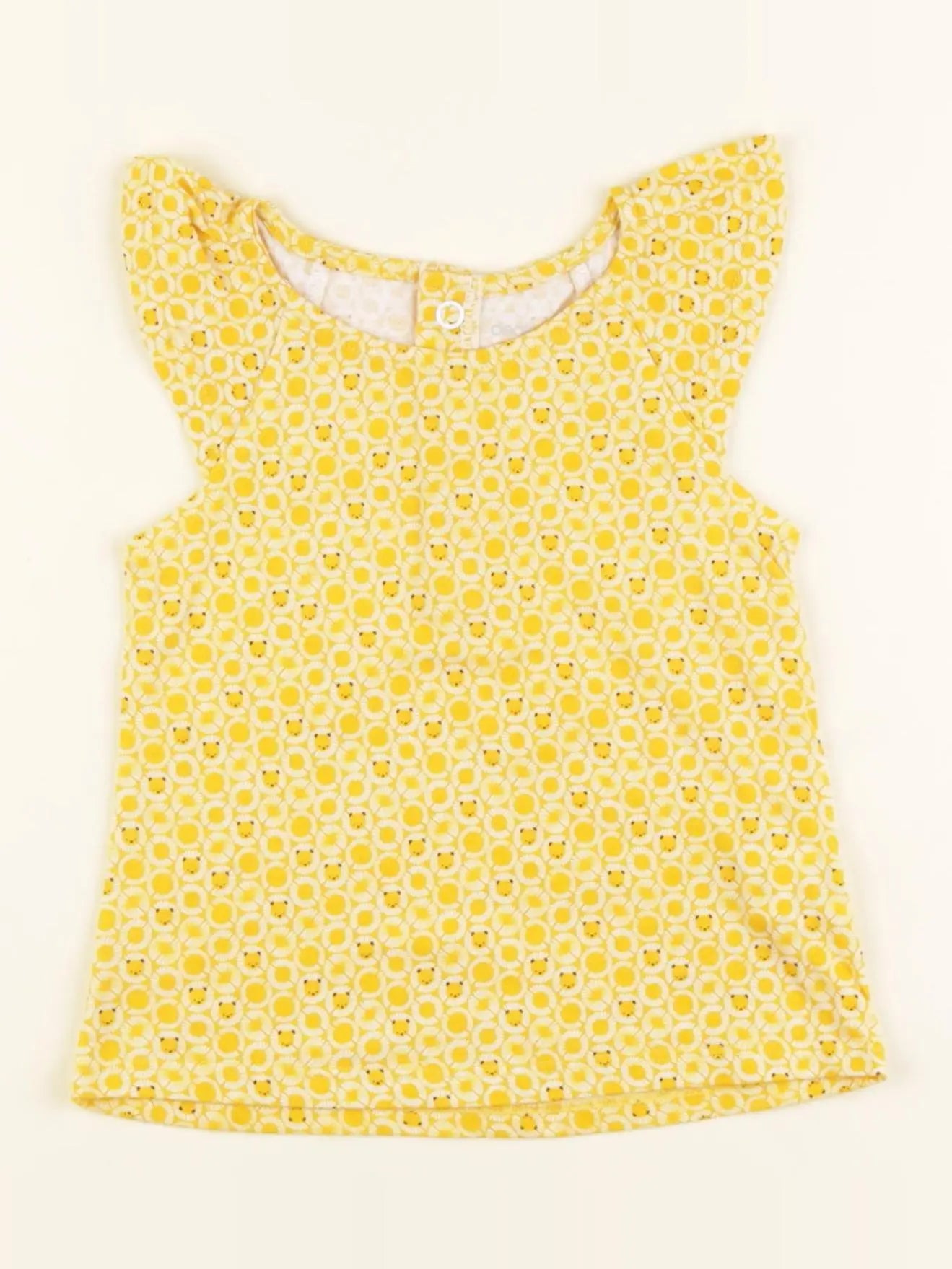 Obaïbi - débardeur jaune - 18 mois