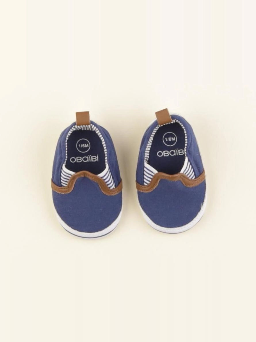 Obaïbi - chaussons bleu - pointure 16/17