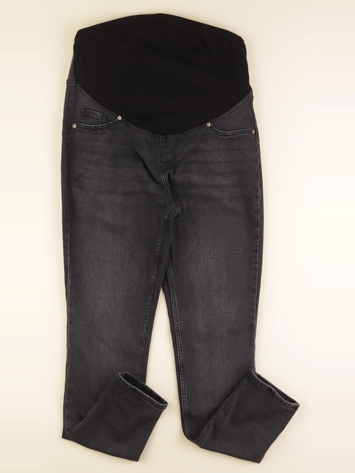 H&M - jean grossesse noir - m