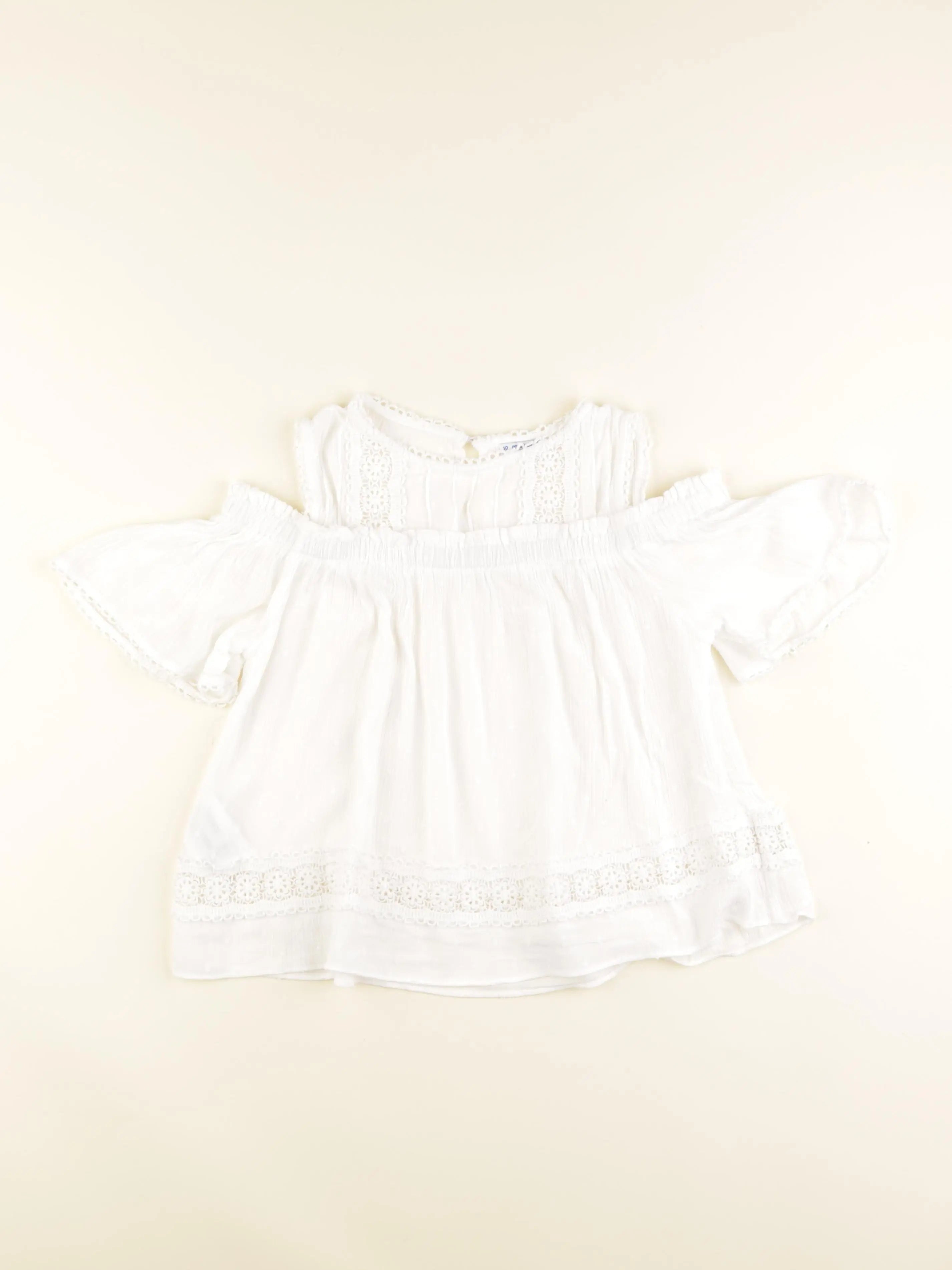 Mayoral - blouse blanc - 10 ans