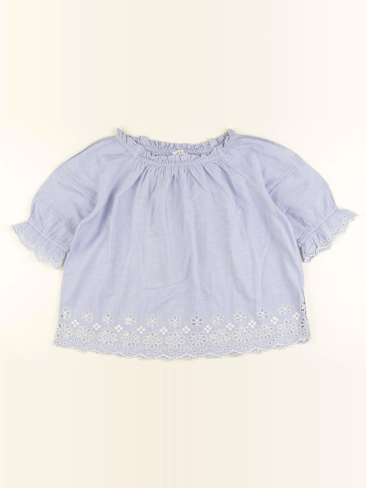 Monoprix - blouse bleu - 12 ans