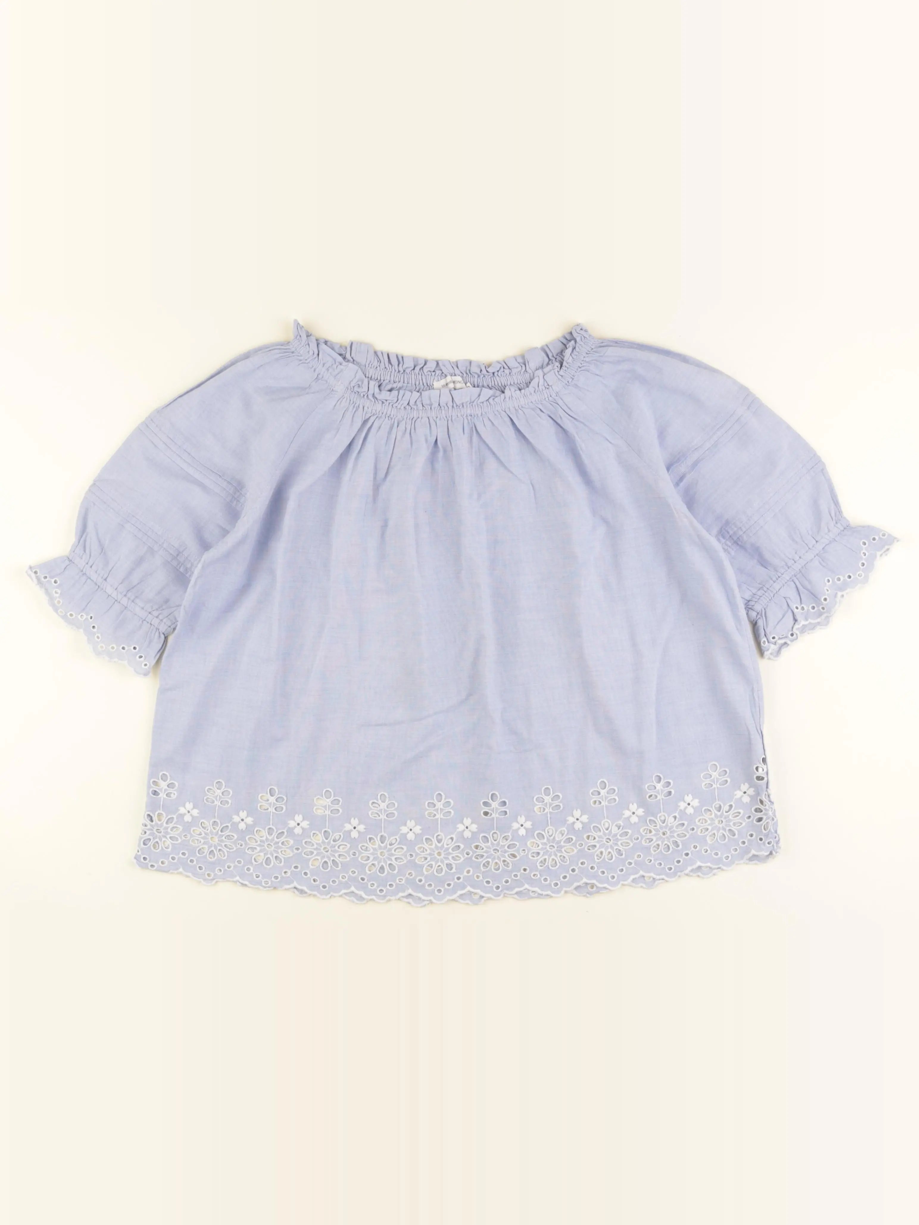 Monoprix - blouse bleu - 12 ans