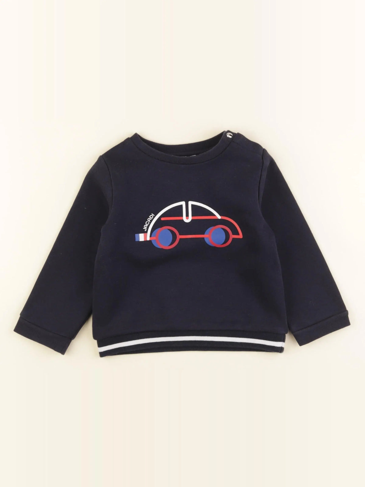 Jacadi - sweat bleu - 24 mois