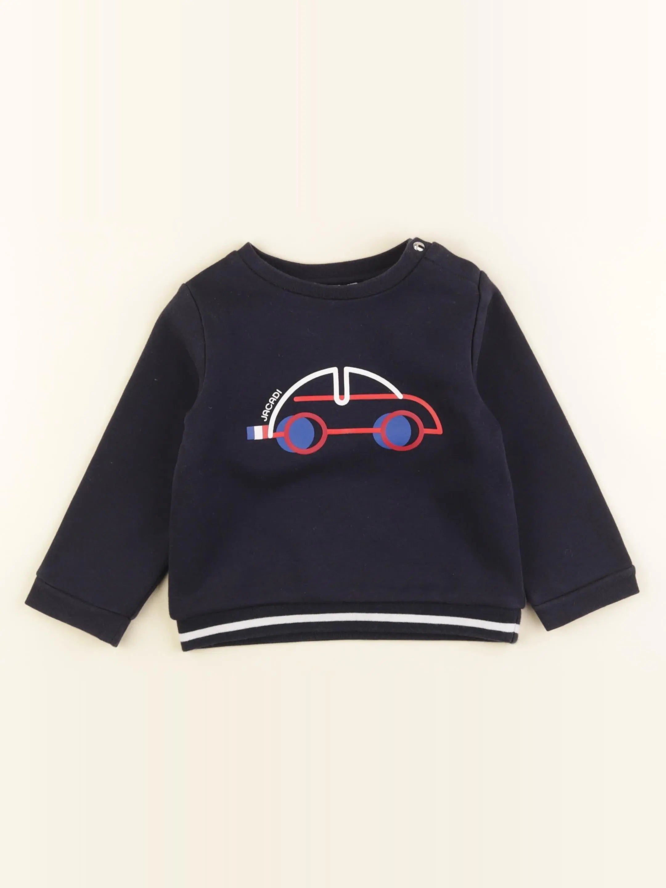 Jacadi - sweat bleu - 24 mois