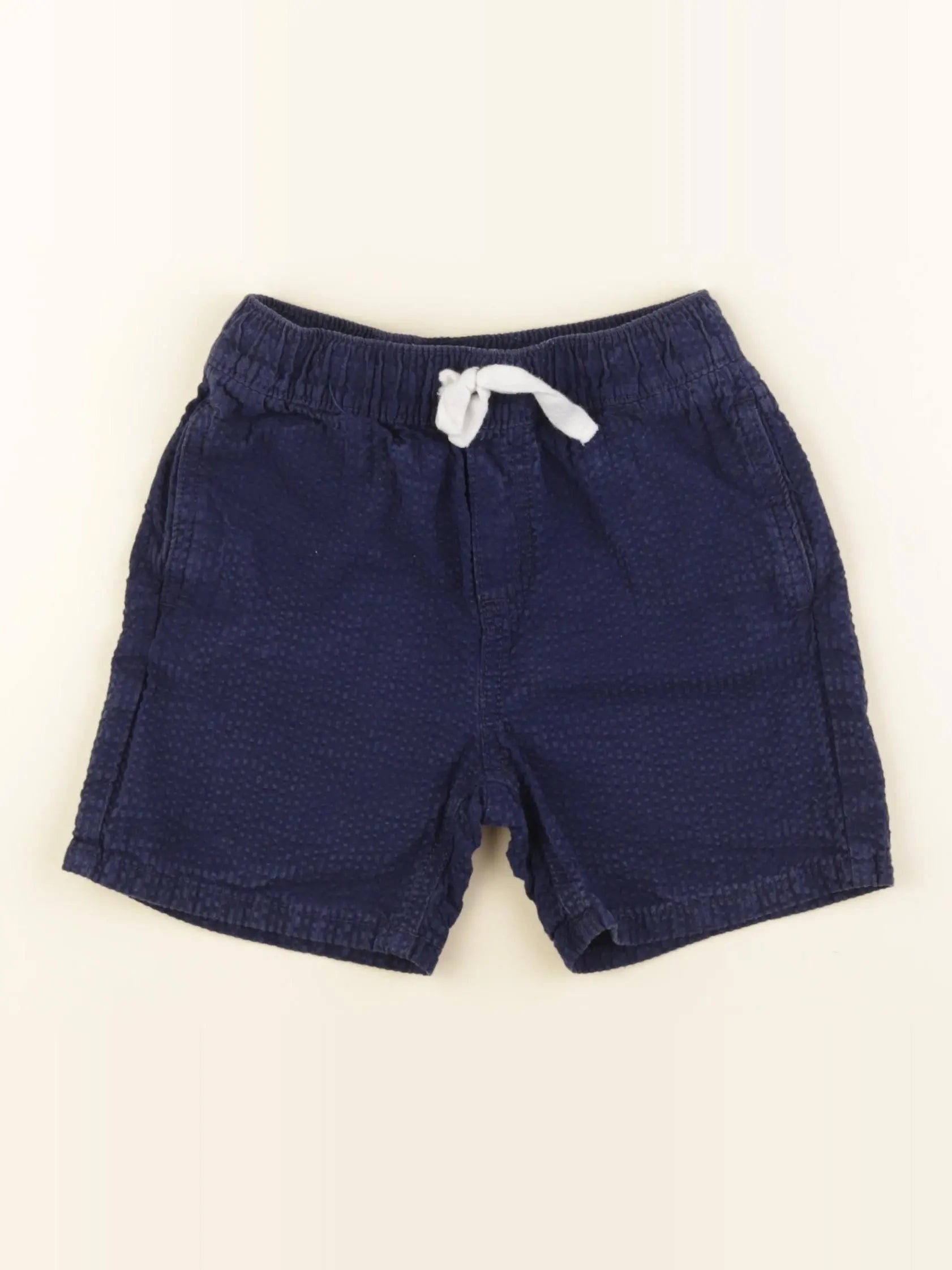 H&M - short bleu - 2/3 ans