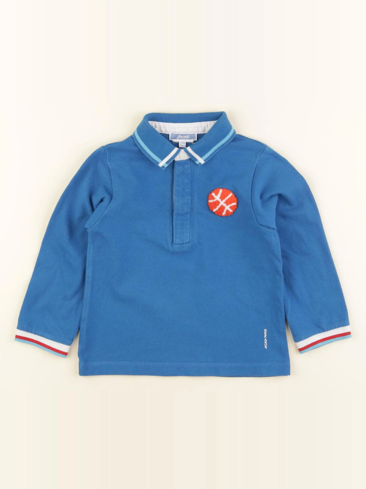 Jacadi - polo bleu - 24 mois