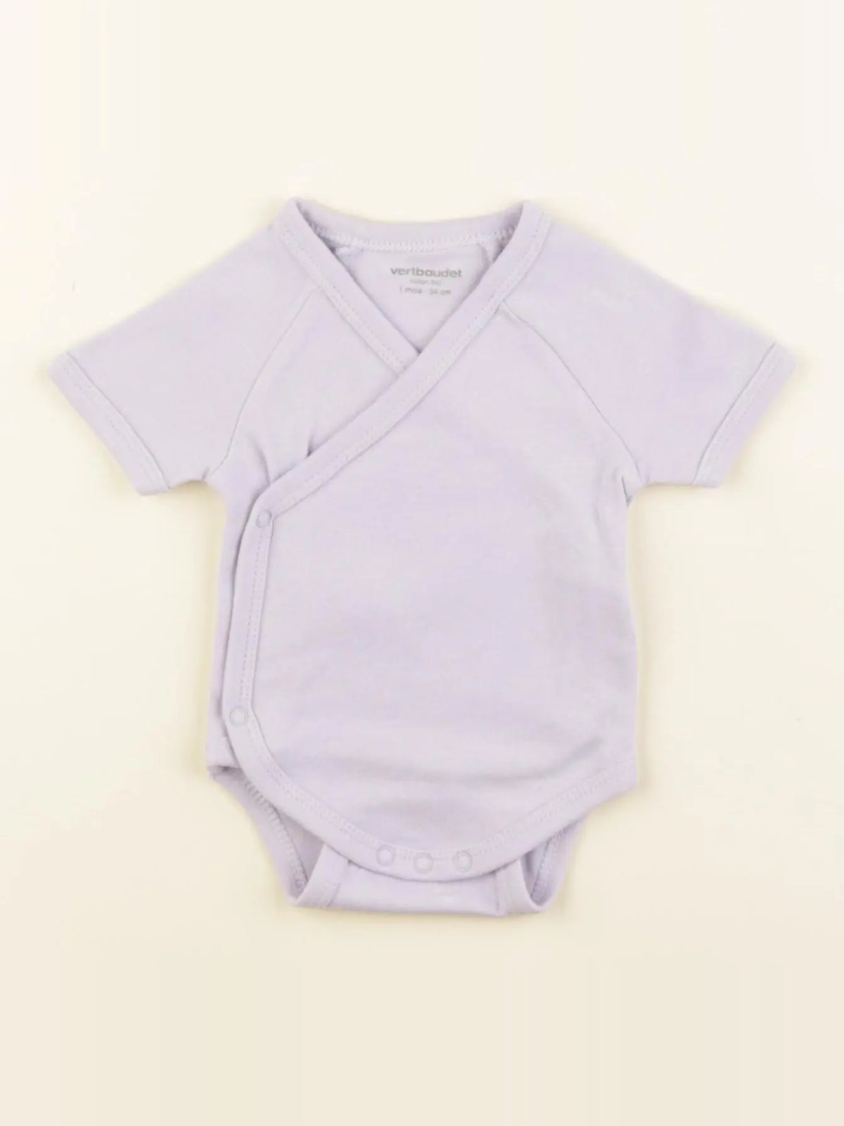 Vertbaudet - body violet - 1 mois