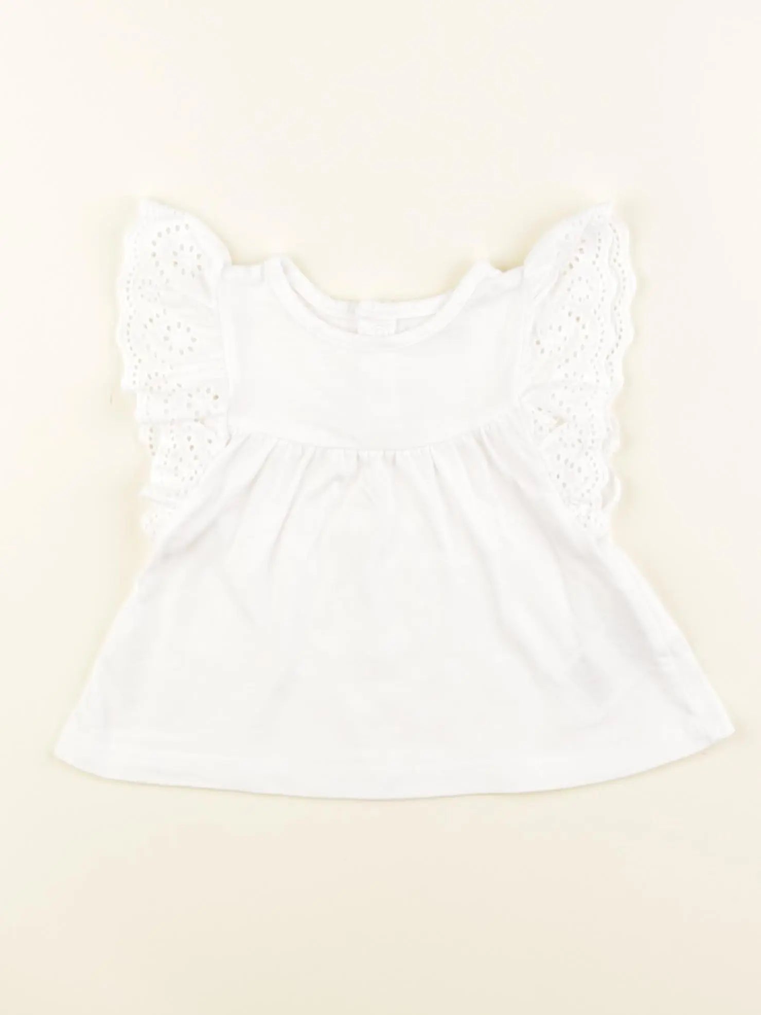 Vertbaudet - tee-shirt blanc - 3 mois