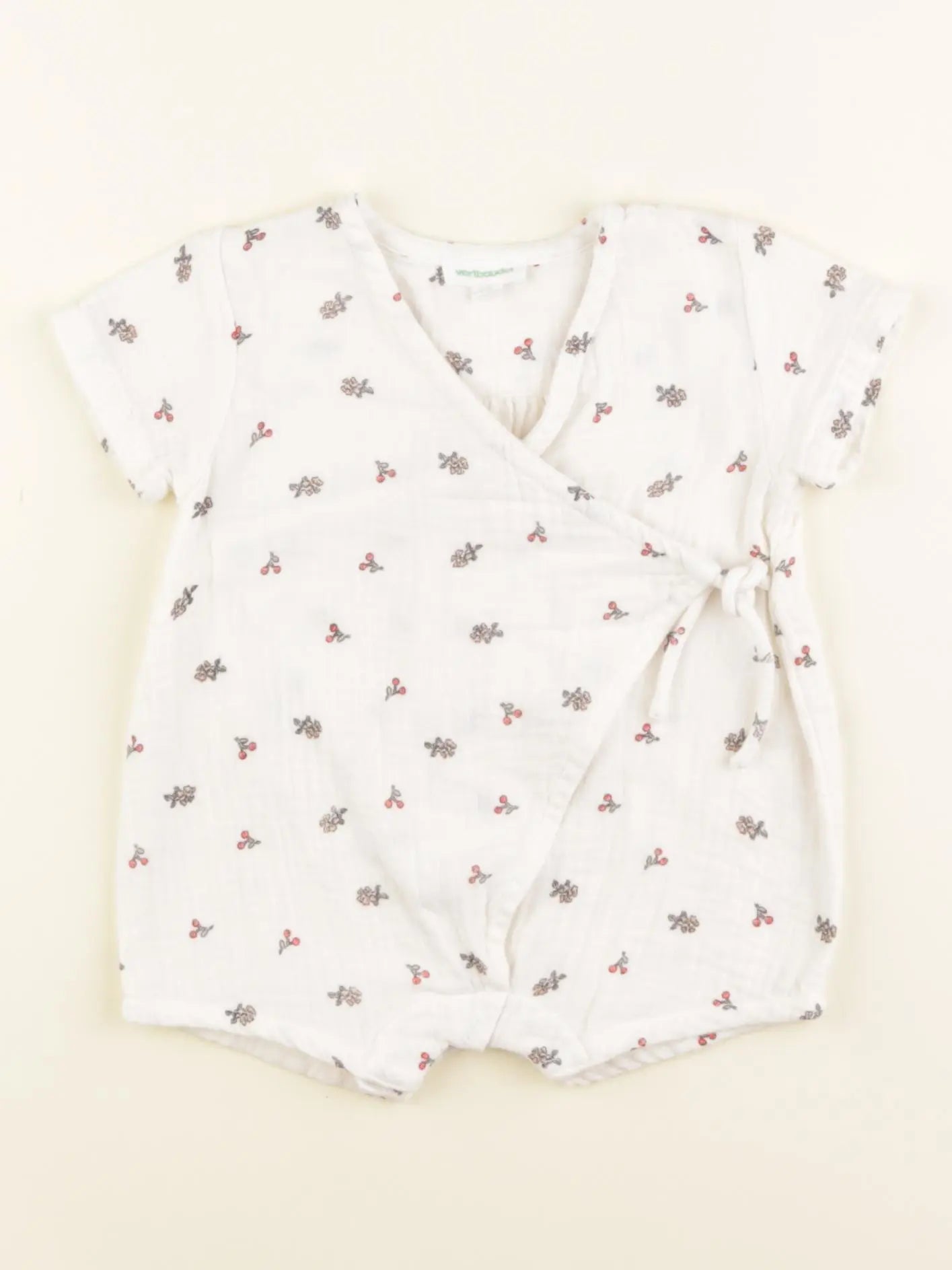 Vertbaudet - combinaison blanc - 1 mois