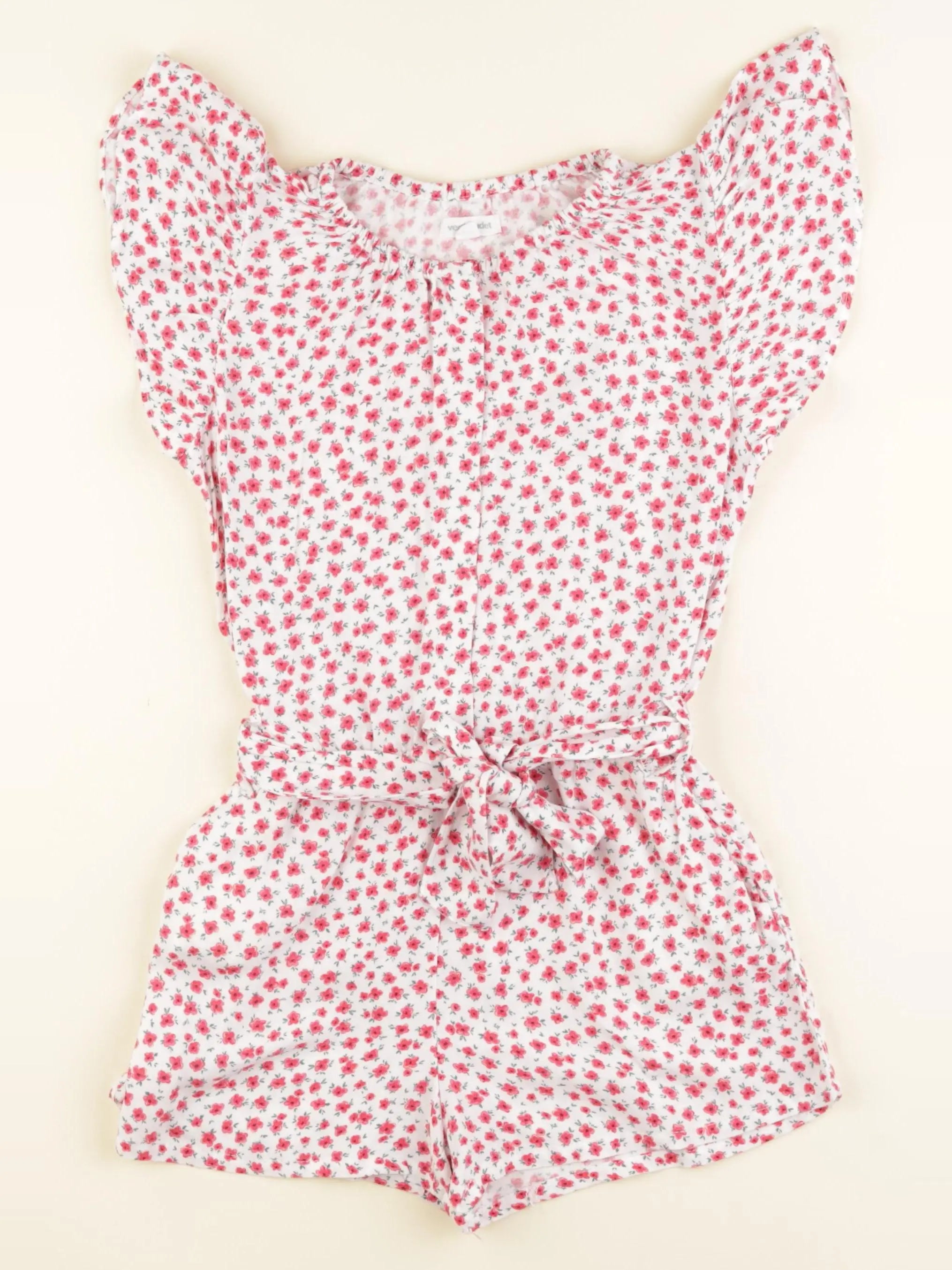 Vertbaudet - combinaison blanc, rose - 8 ans