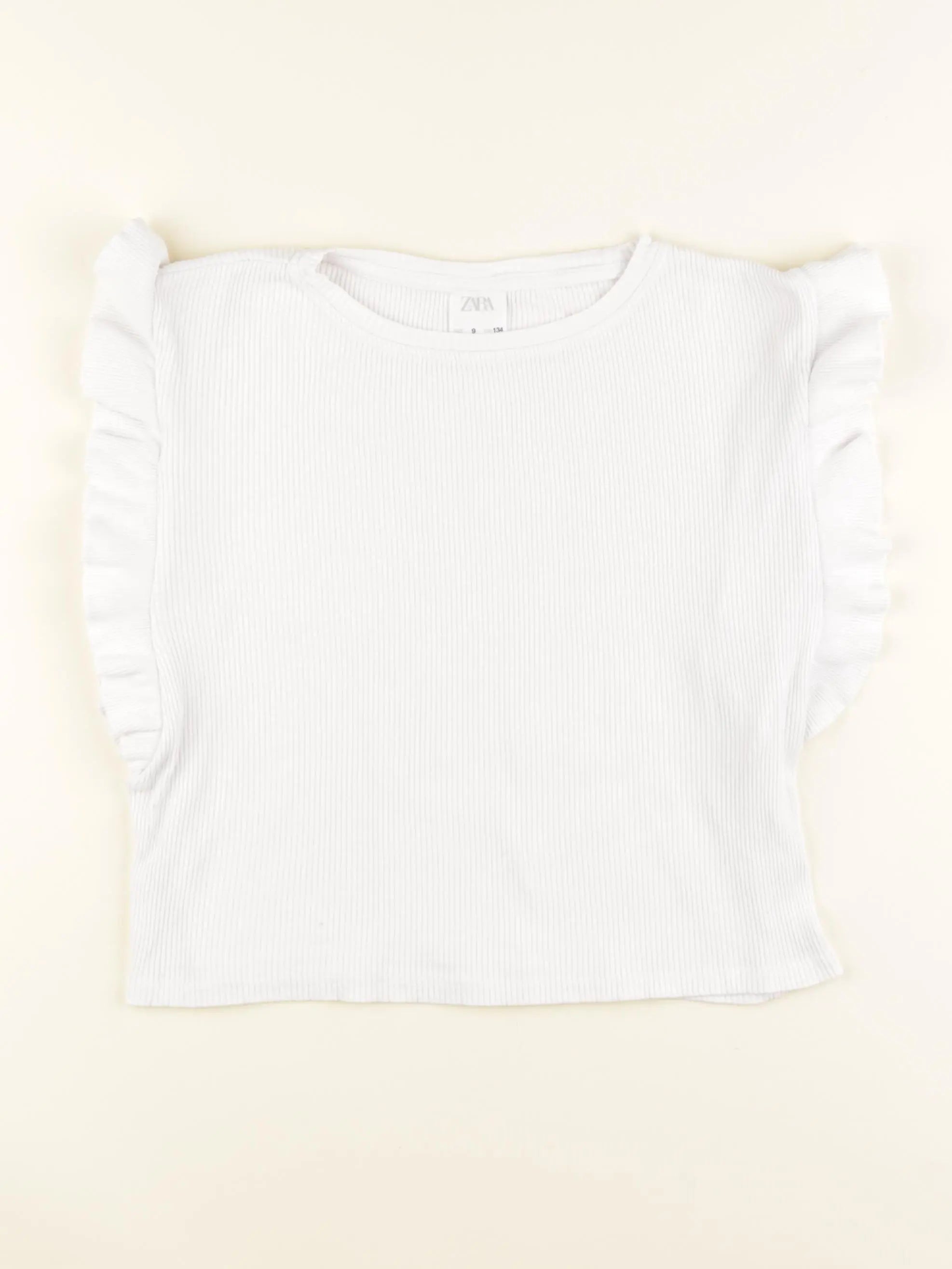 Zara - tee-shirt blanc - 9 ans