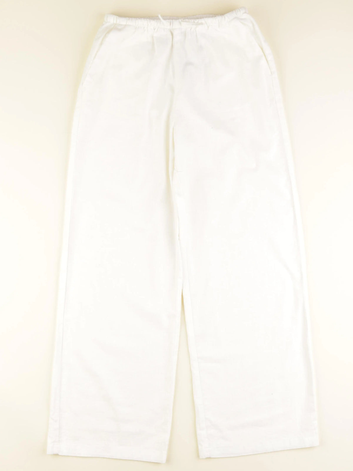 H&M - pantalon blanc - 11/12 ans
