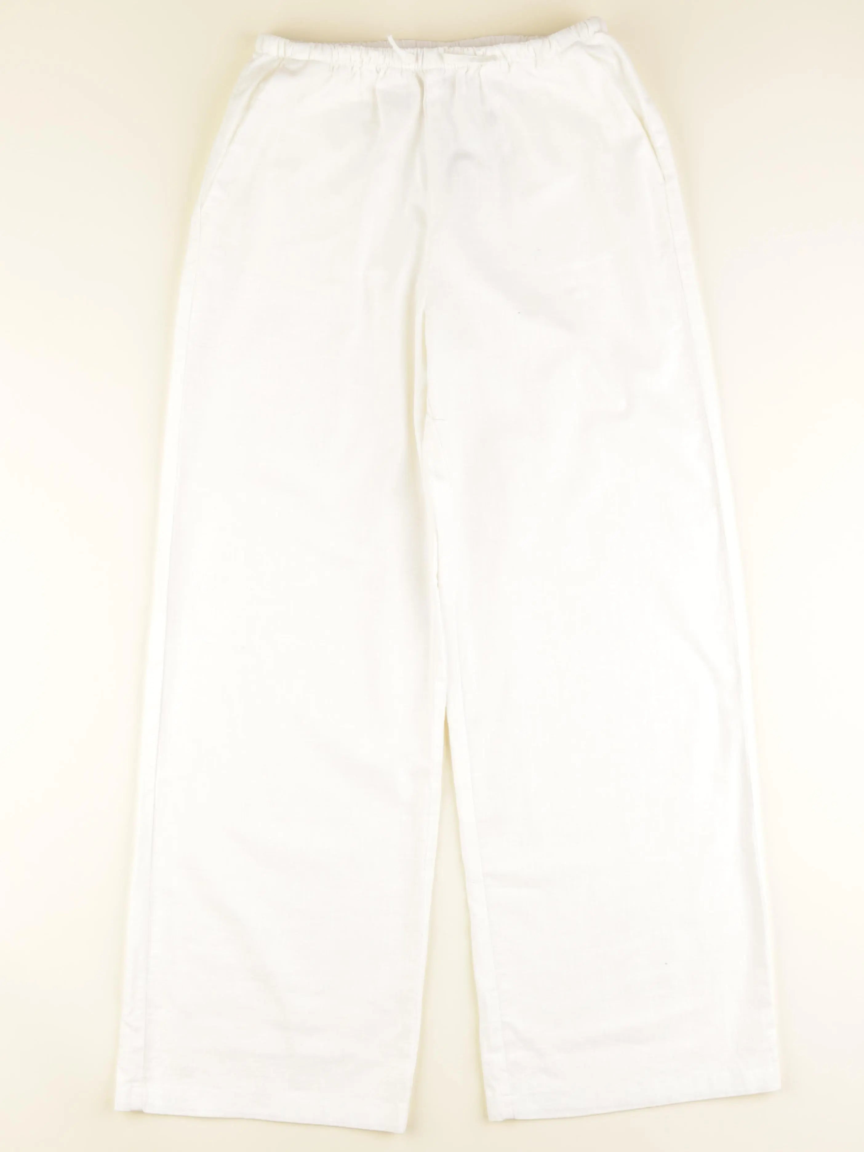 H&M - pantalon blanc - 11/12 ans