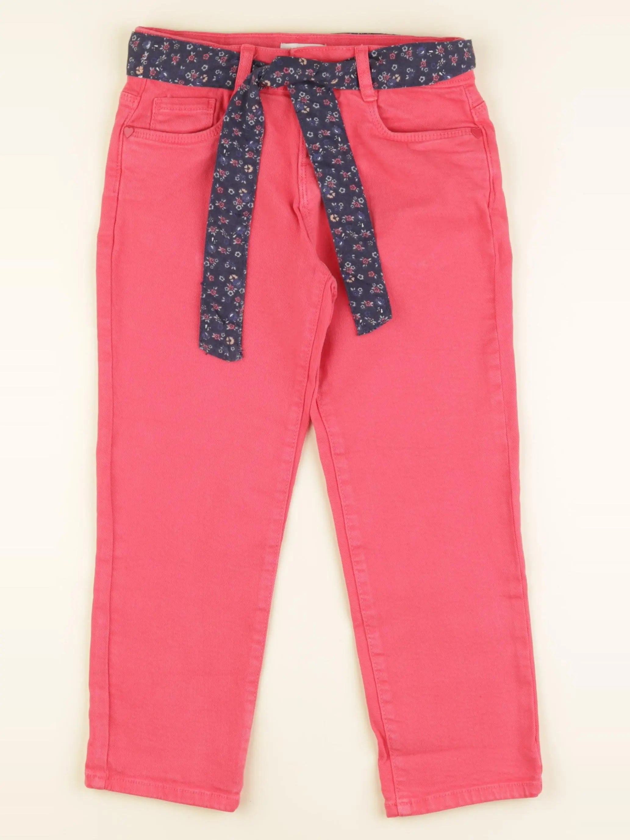 Vertbaudet - pantacourt rose - 9 ans