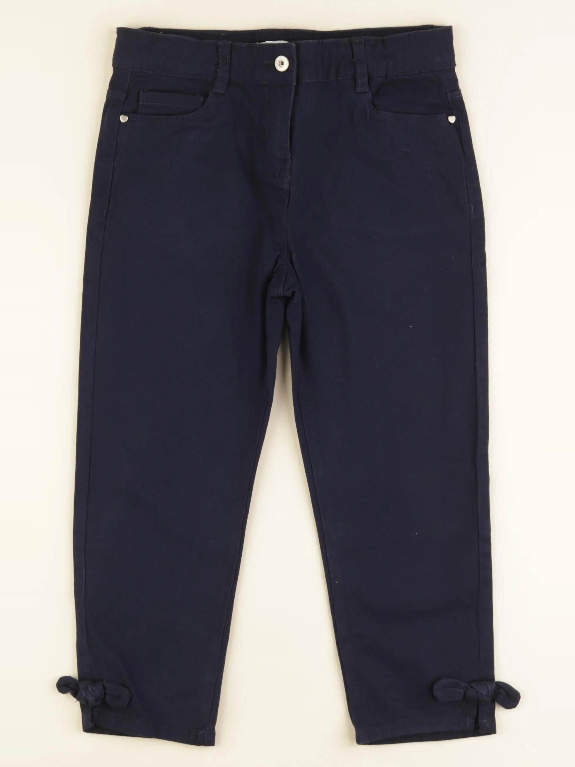 Vertbaudet - pantacourt bleu - 9 ans