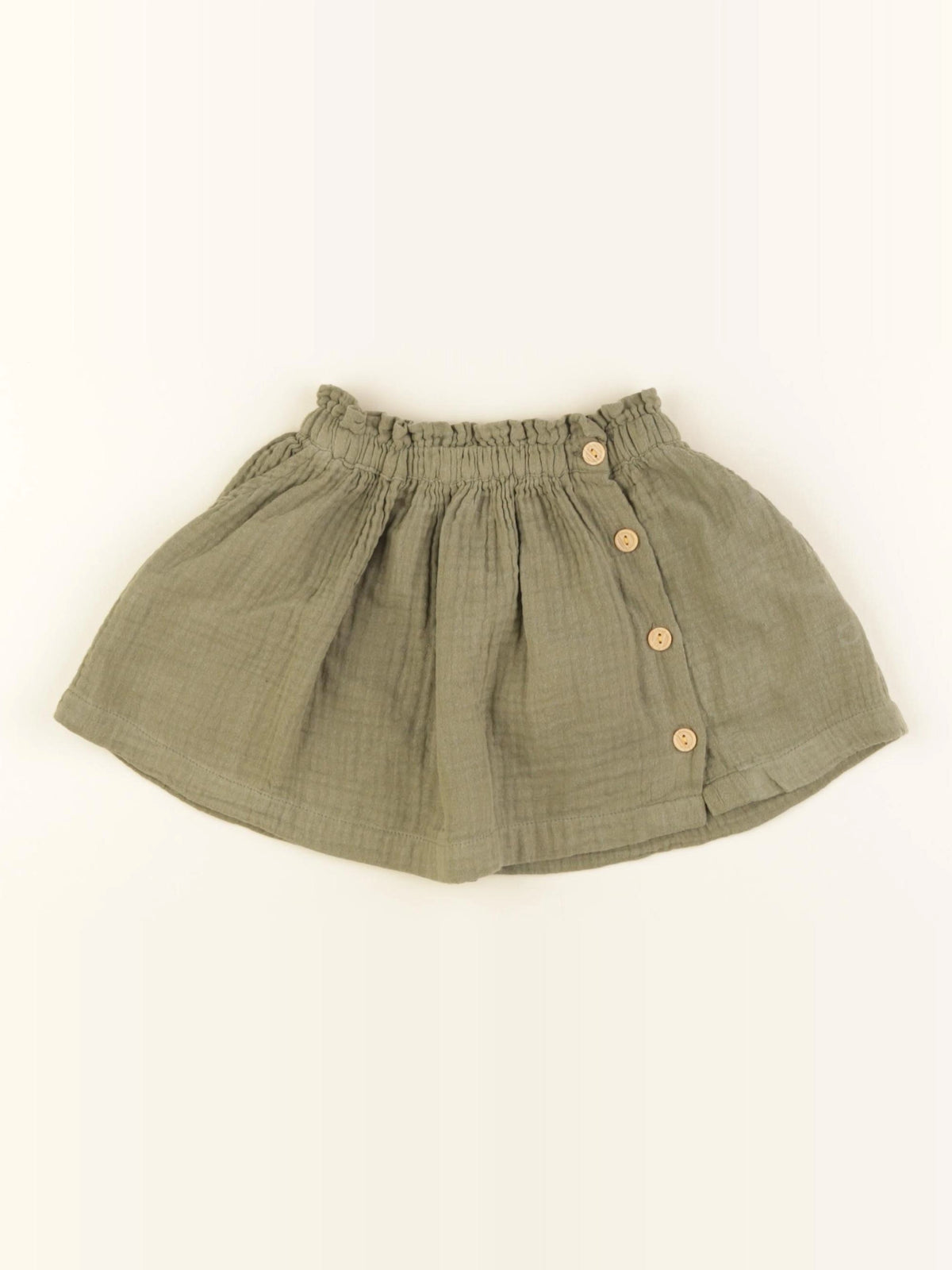 Vertbaudet - jupe vert - 18 mois