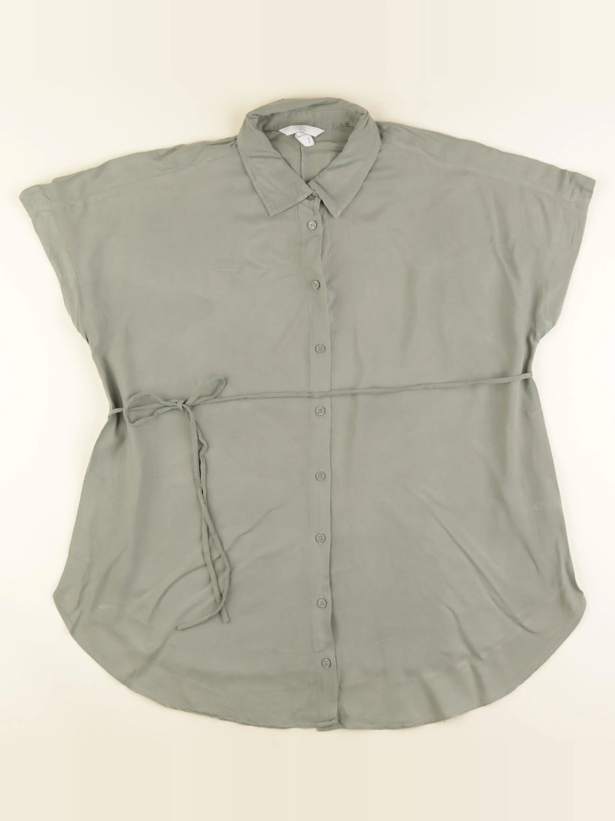 H&M - blouse grossesse vert - s