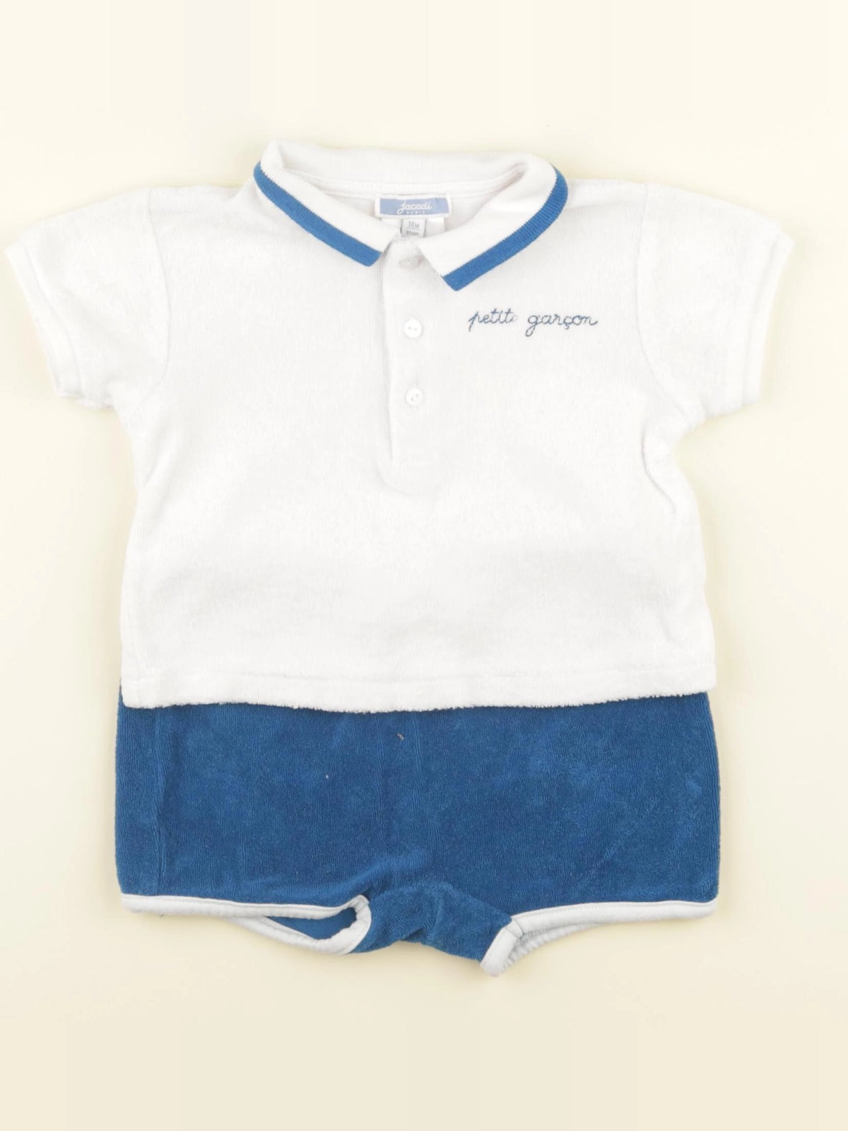 Jacadi - ensemble bleu - 18 mois