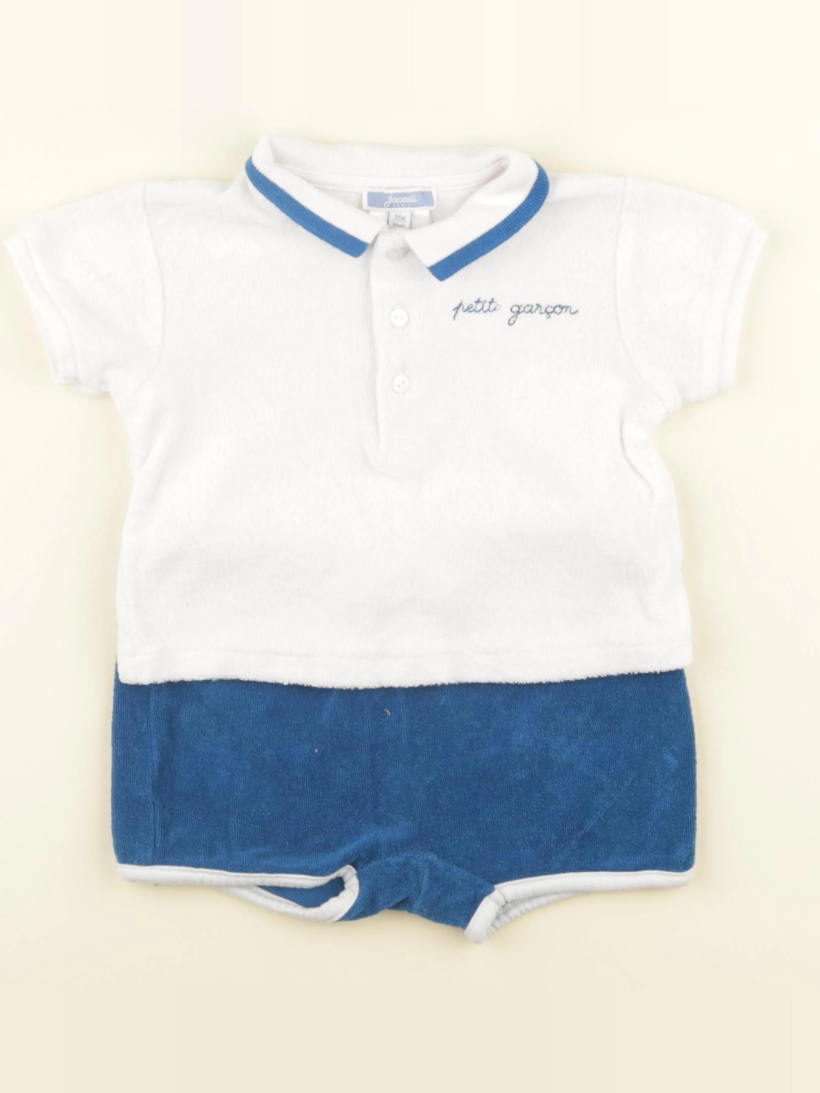 Jacadi - ensemble bleu - 18 mois