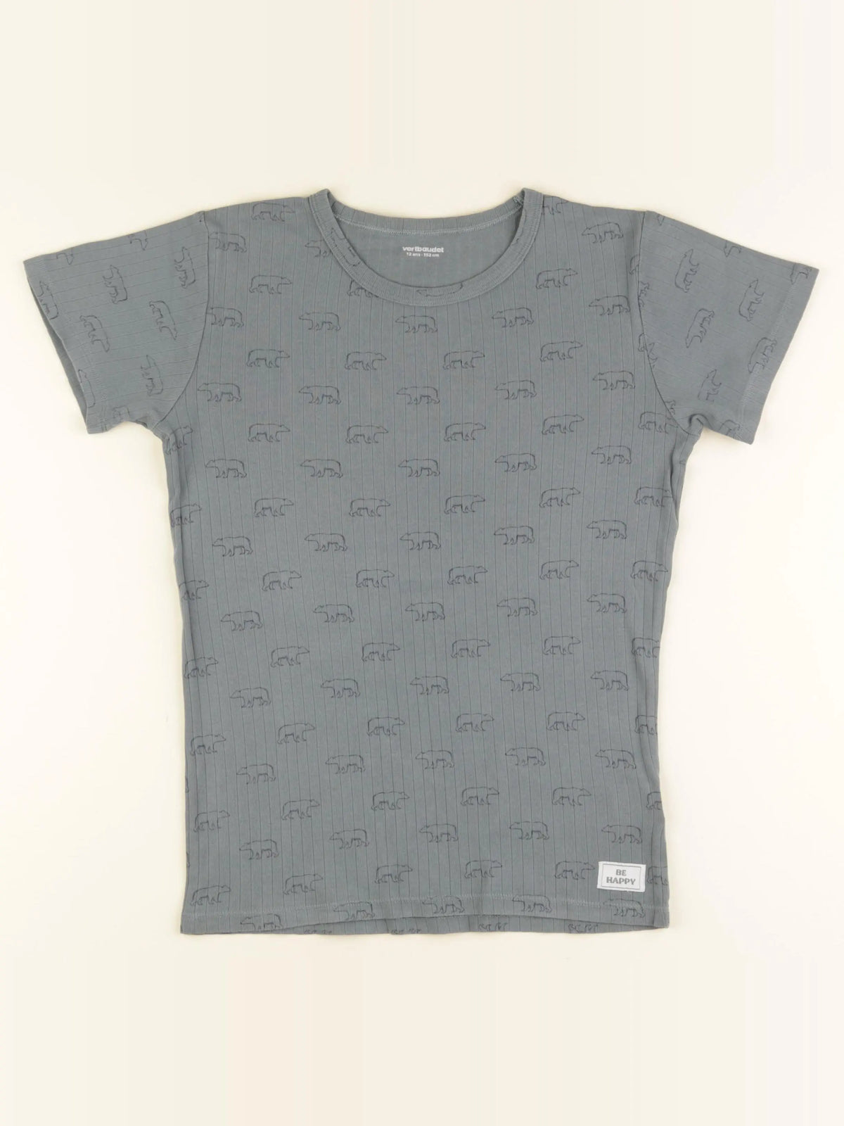 Vertbaudet - tee-shirt vert - 12 ans