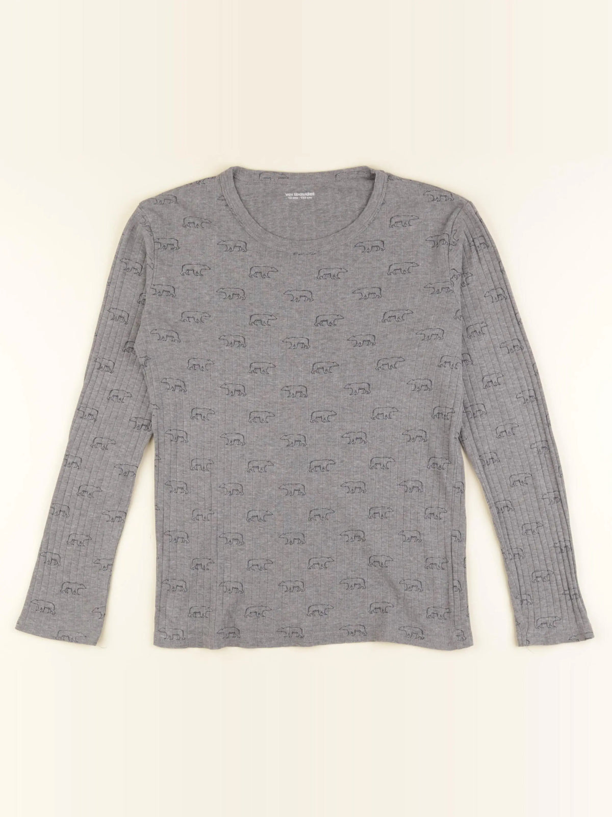 Vertbaudet - tee-shirt gris - 12 ans