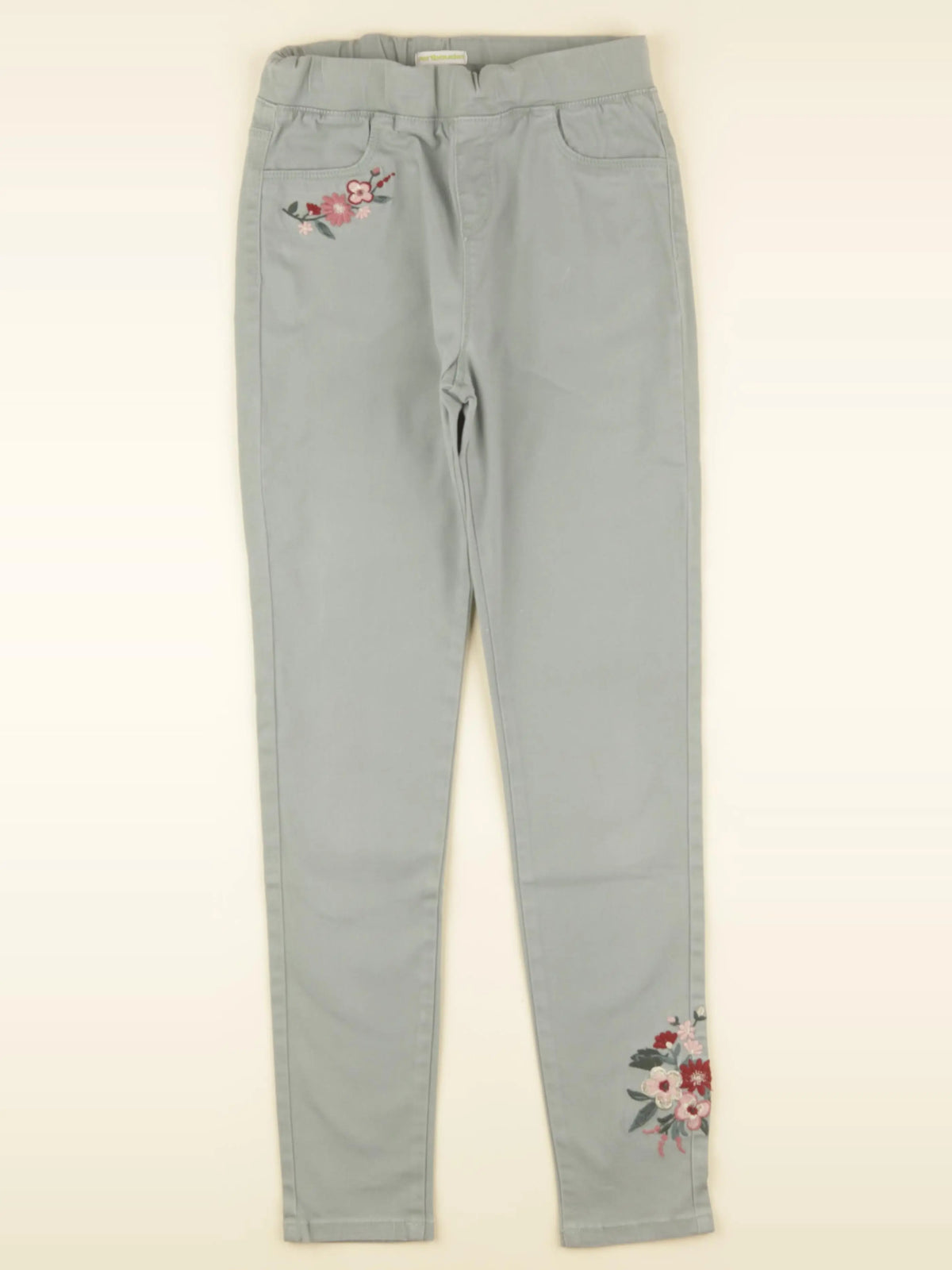 Vertbaudet - jegging vert - 12 ans