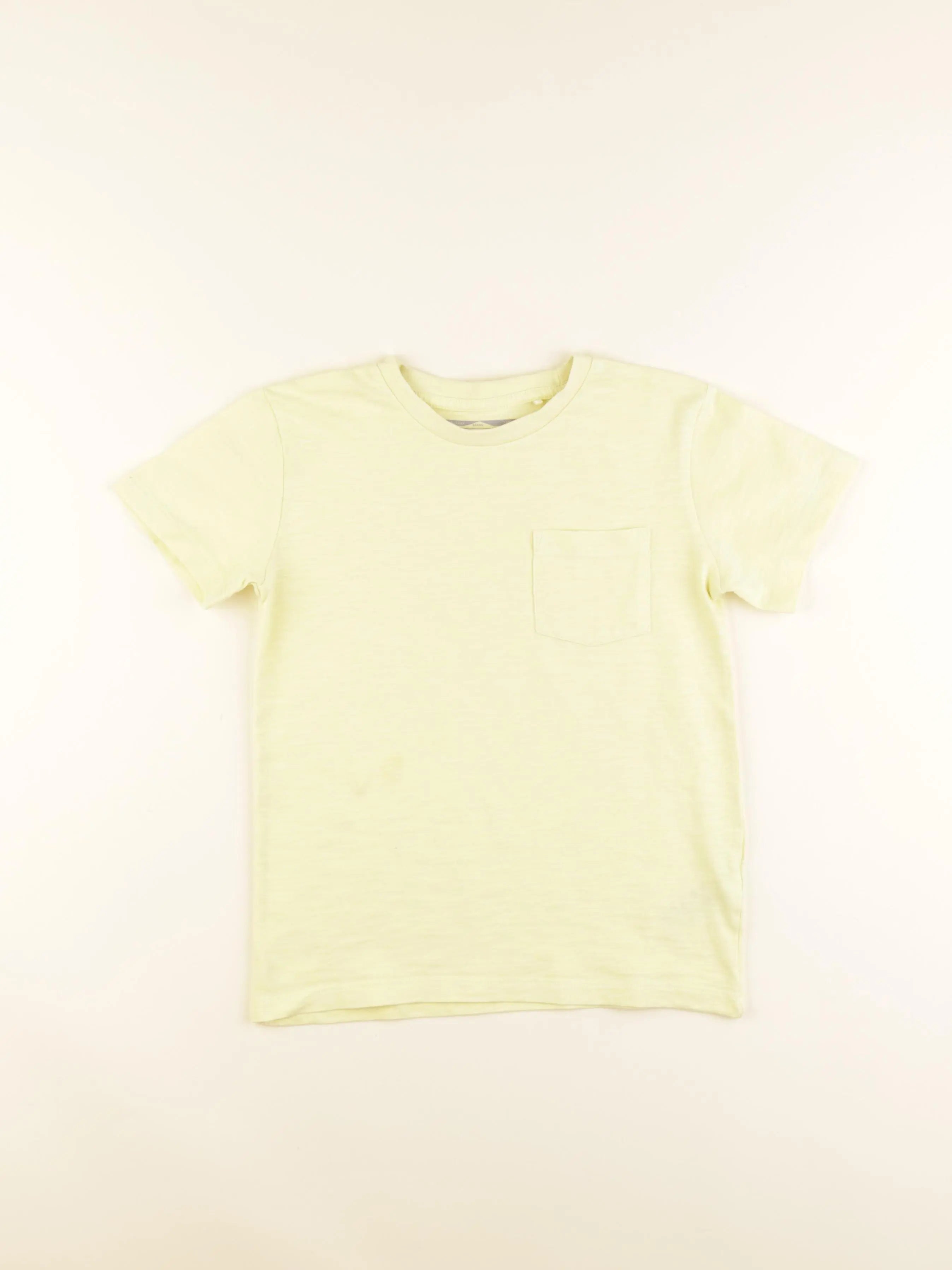 Next - tee-shirt jaune - 6/7 ans