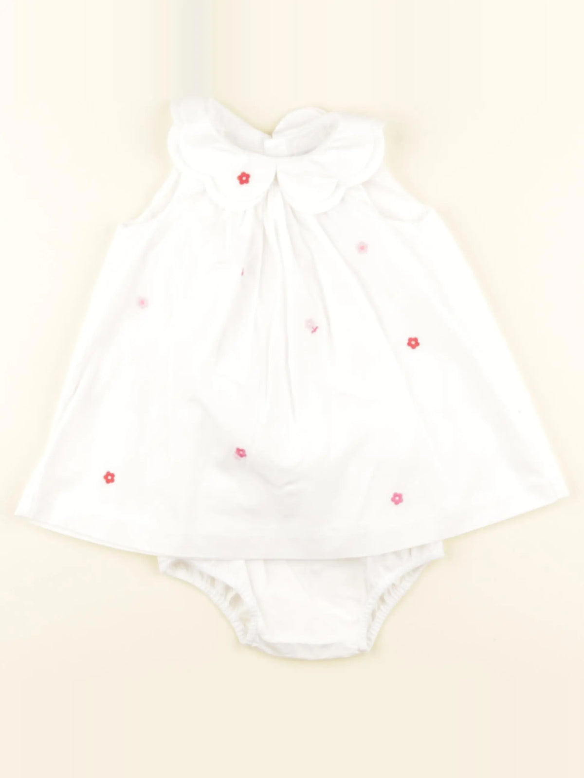 Jacadi - robe blanc - 12 mois