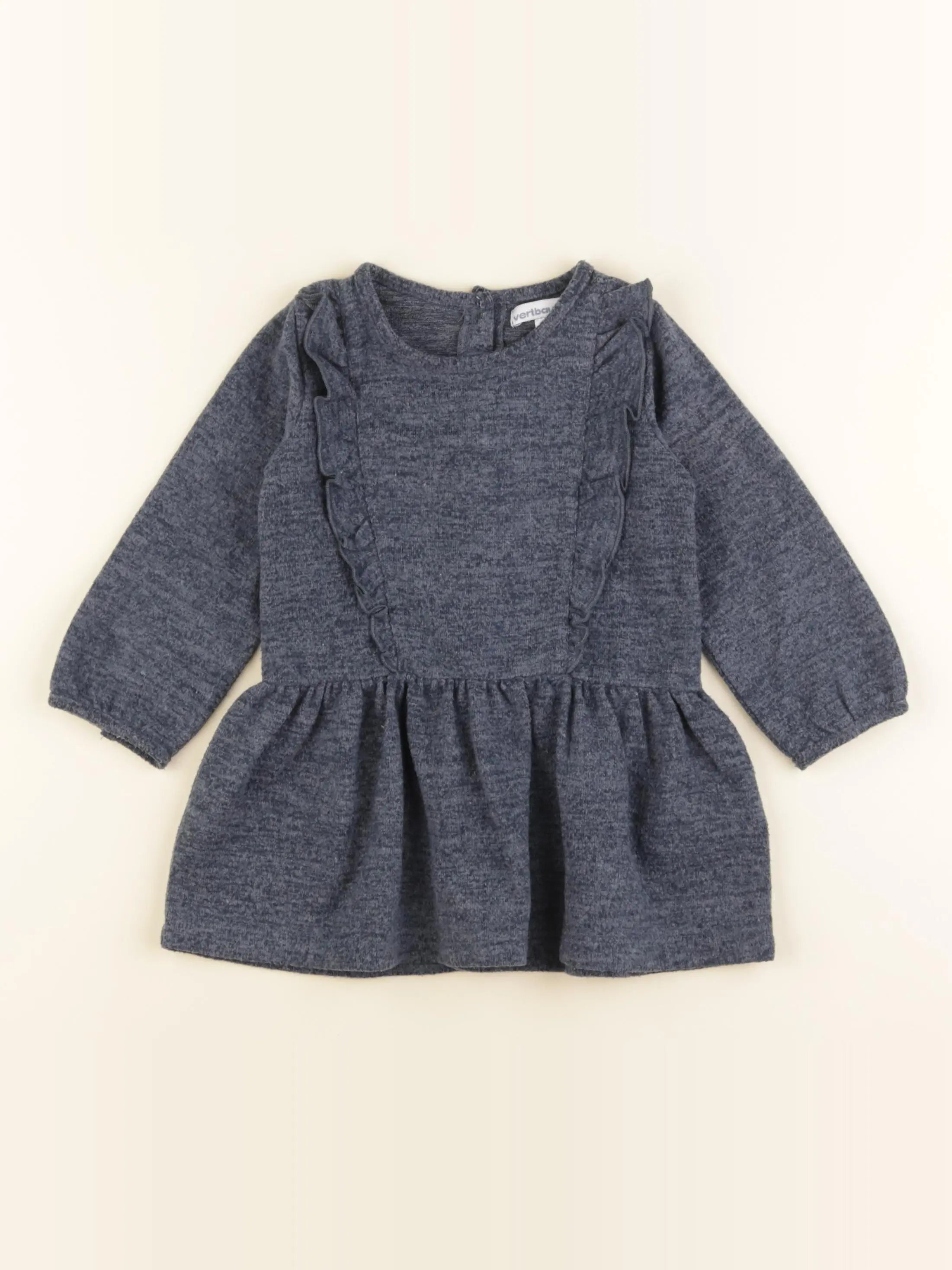 Vertbaudet - robe bleu - 18 mois