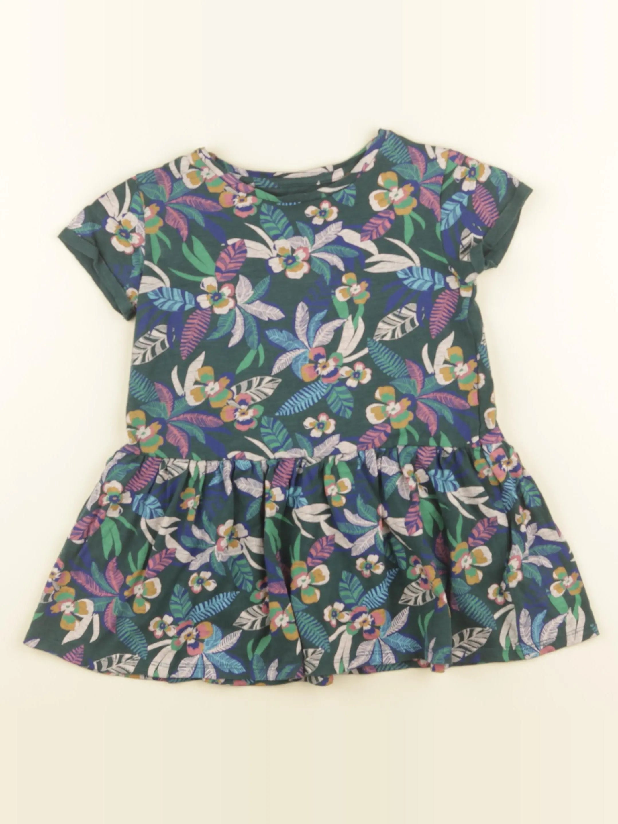 Vertbaudet - robe multicolore - 4 ans