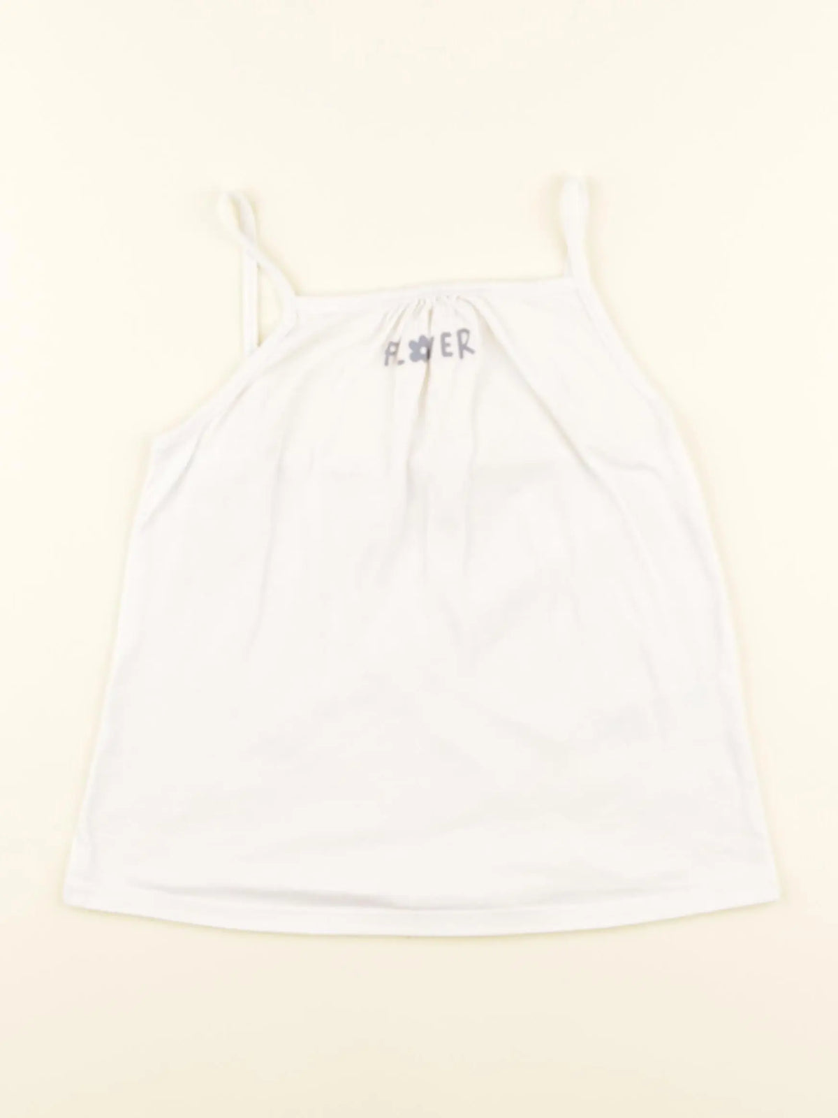 Vertbaudet - débardeur blanc - 6 ans